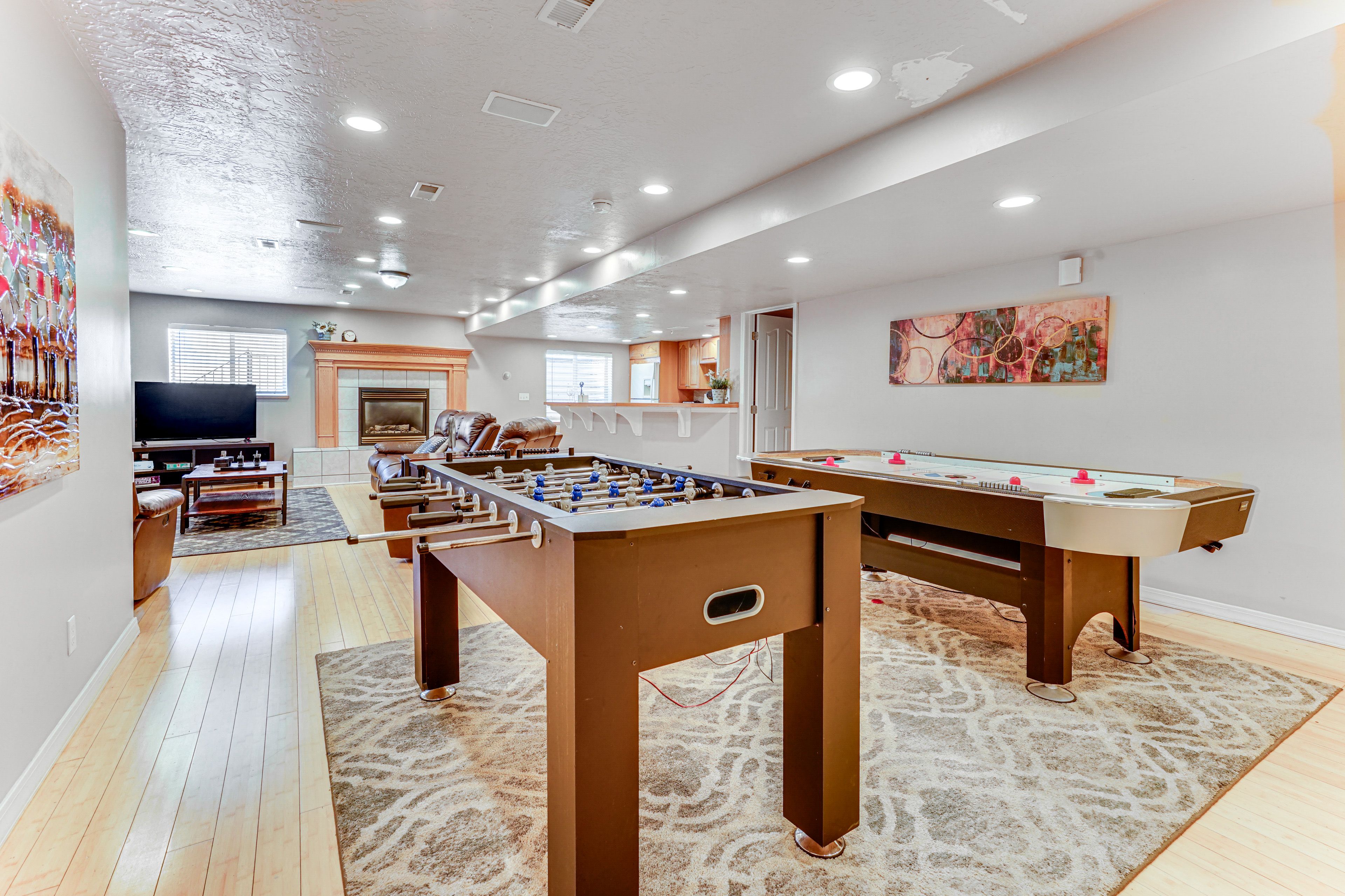 Game Room | Foosball | Air Hockey | Fireplace | Basement Level