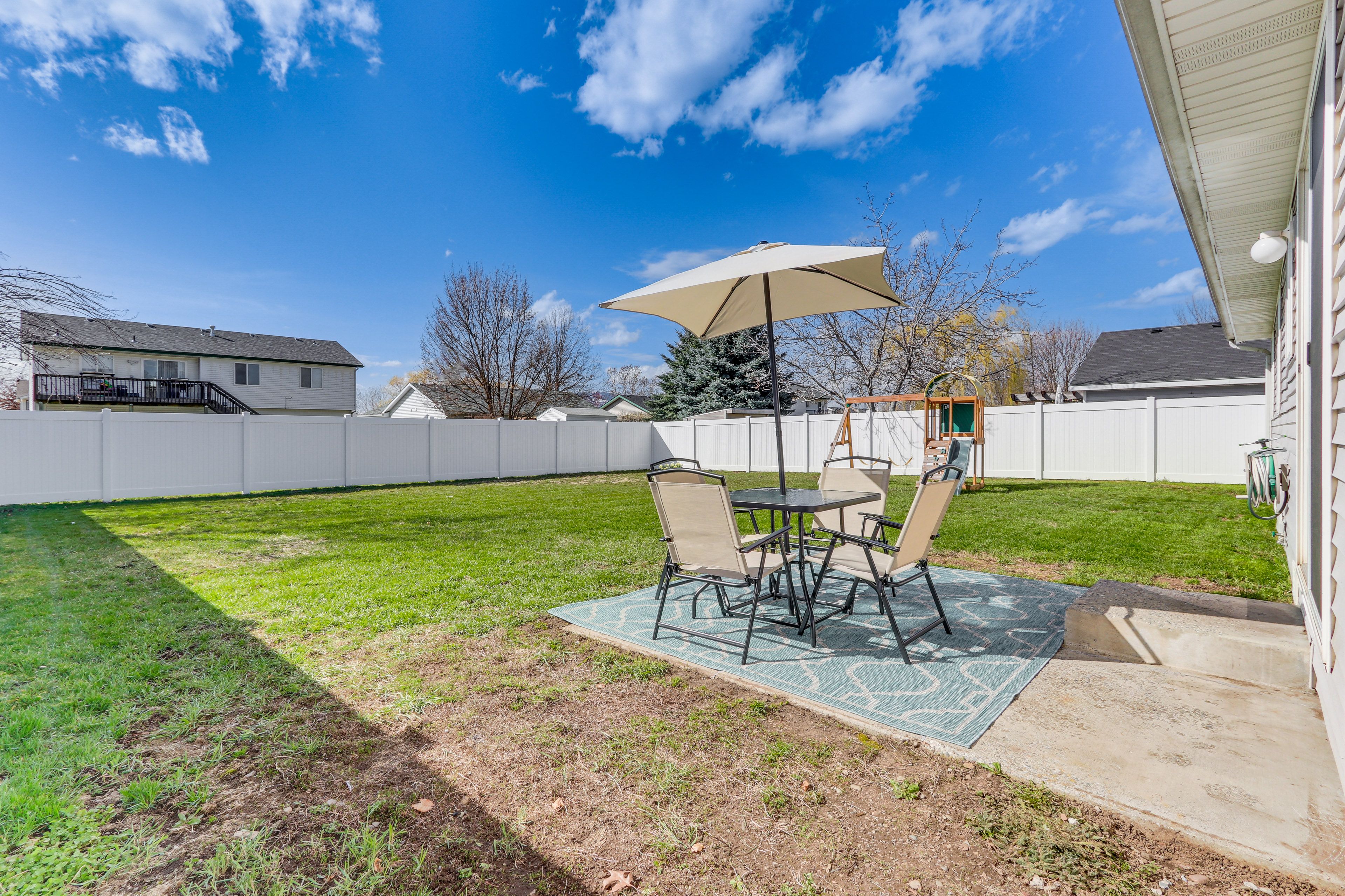 Fenced Backyard