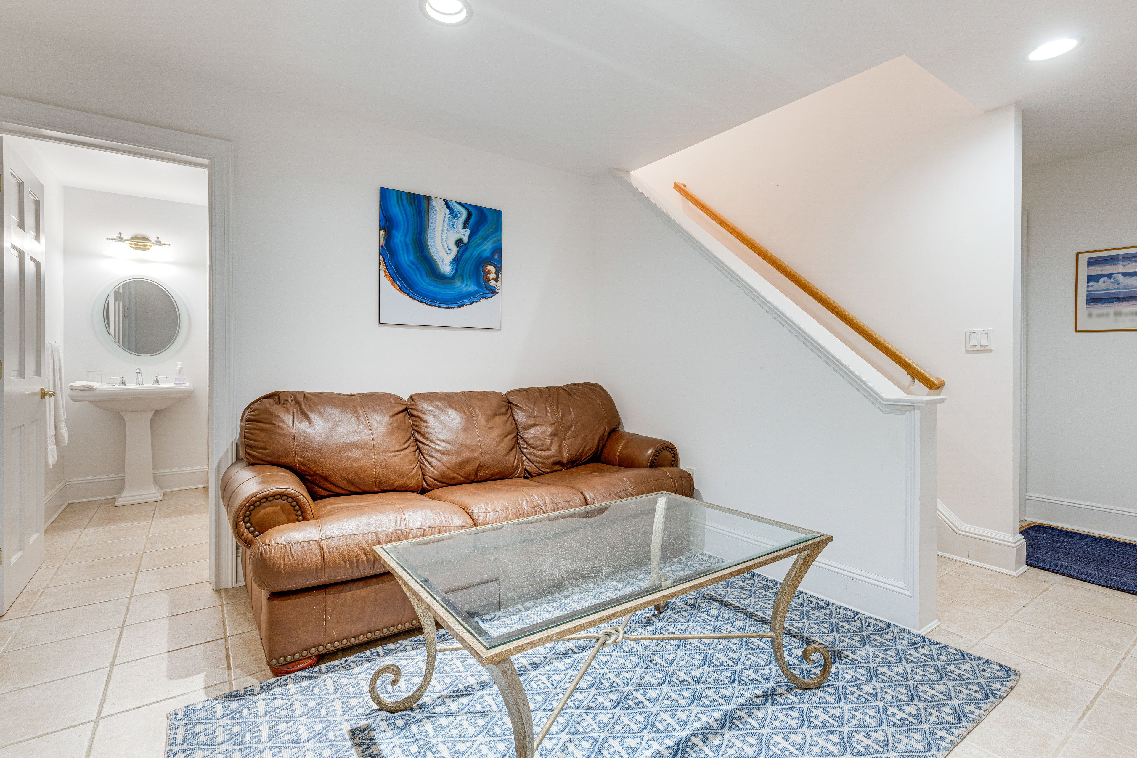2nd Living Room | Queen Sleeper Sofa | Lower Level