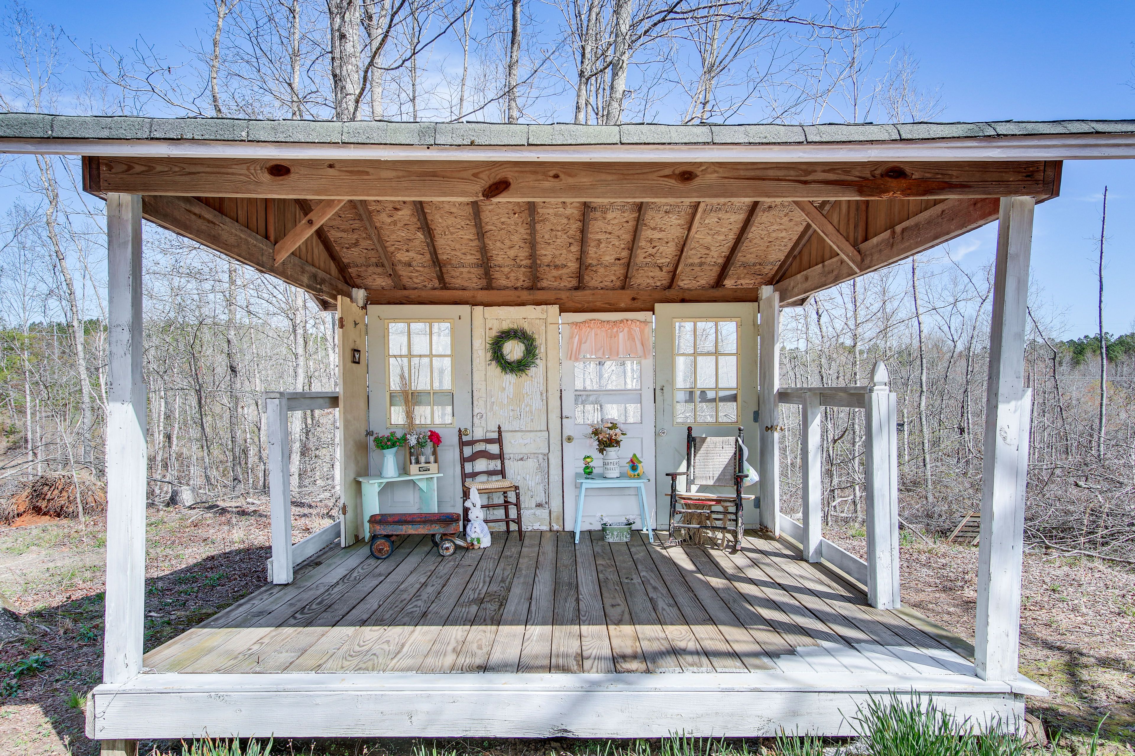 Covered Seating Area