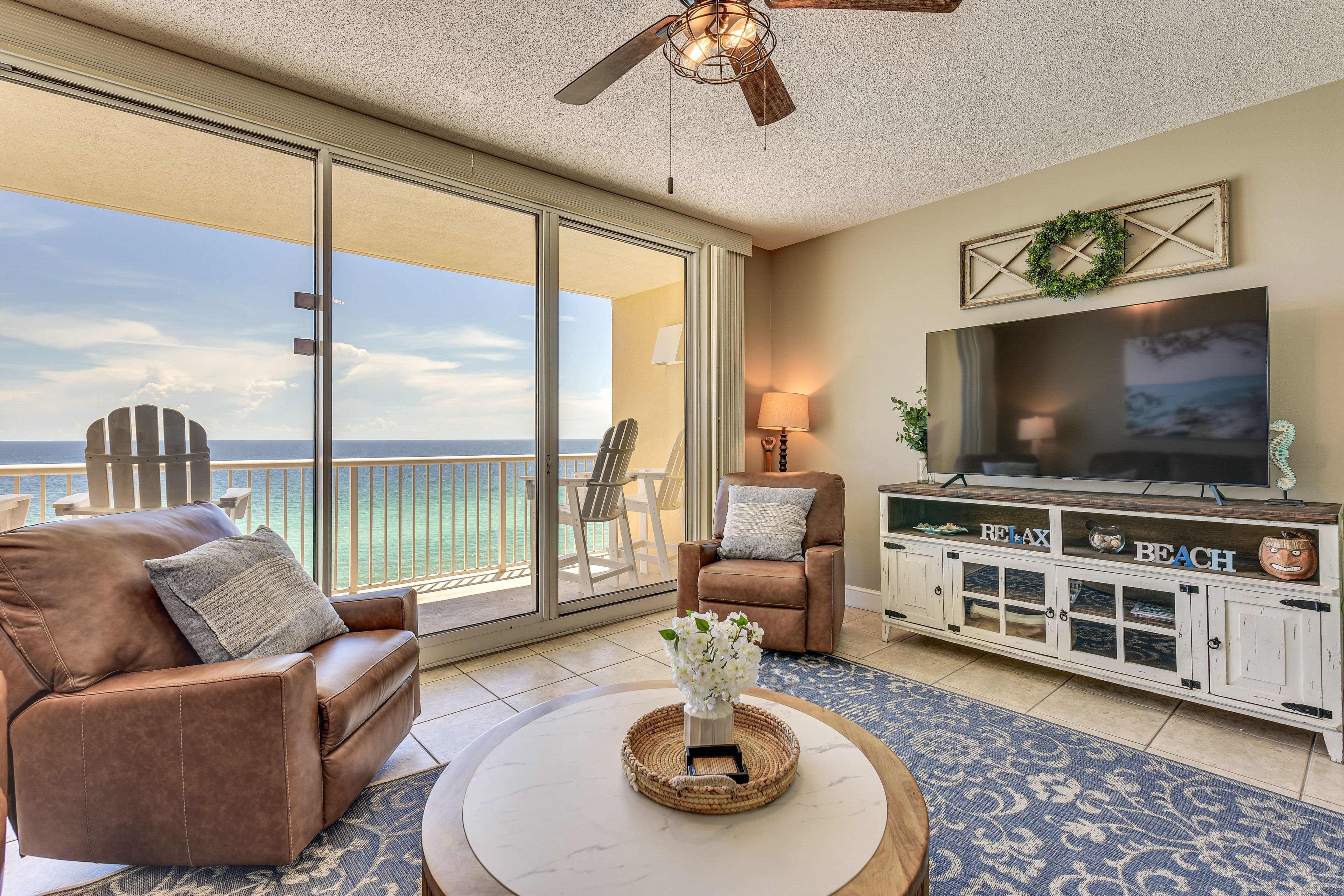 Living Room | Queen Sleeper Sofa | Flat-Screen TV | Central A/C & Heating