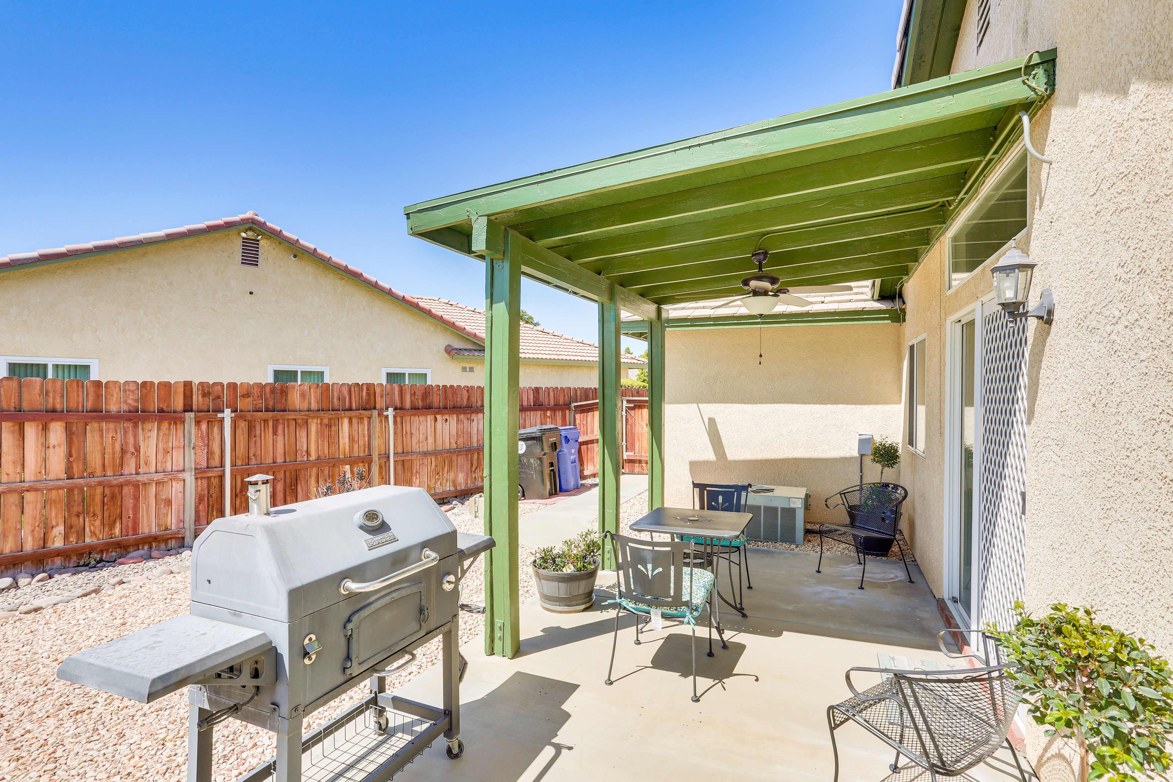 Private Backyard Area