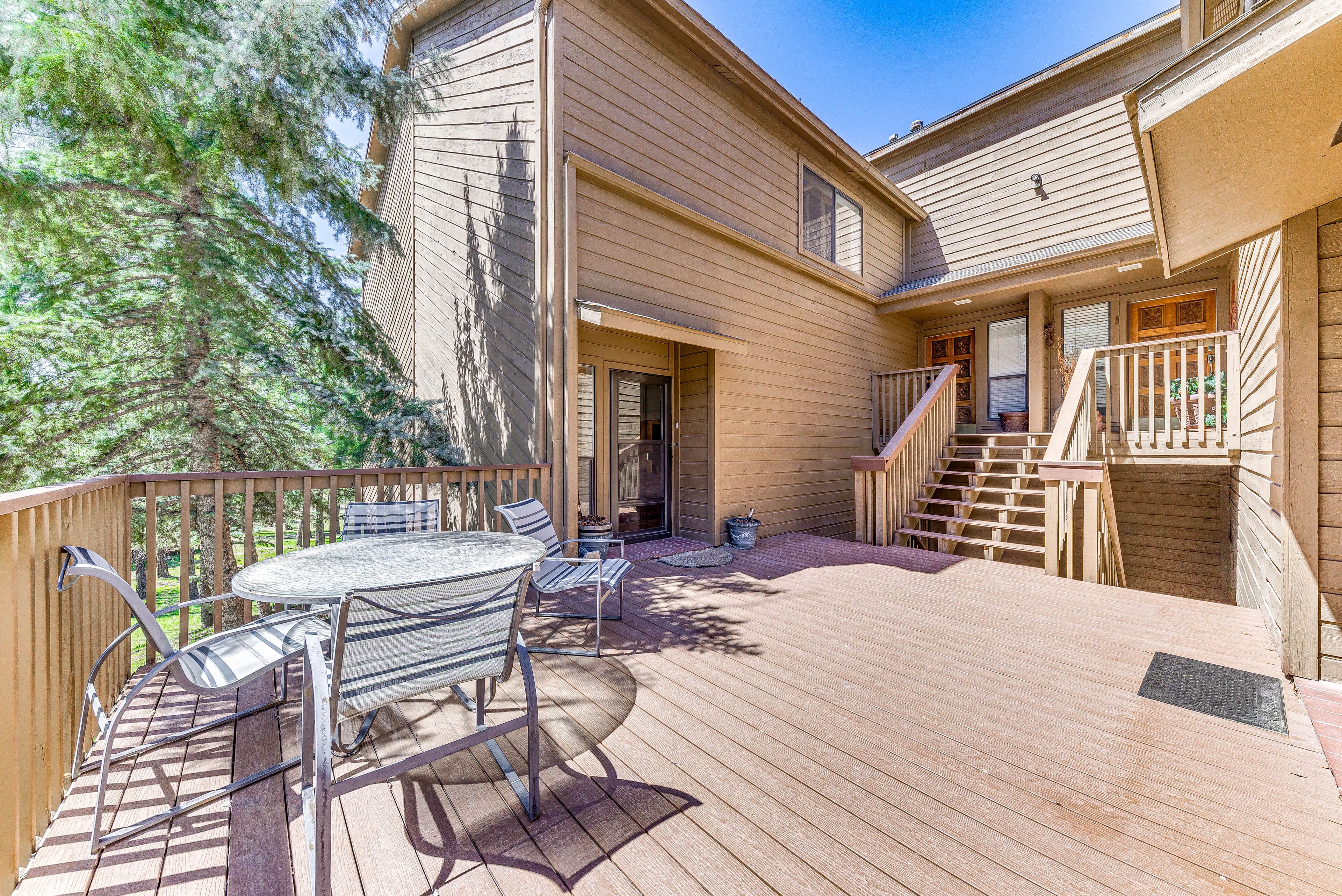 Unit Exterior | Shared Common Space | 7 Mi to Inn of the Mountain Gods Casino
