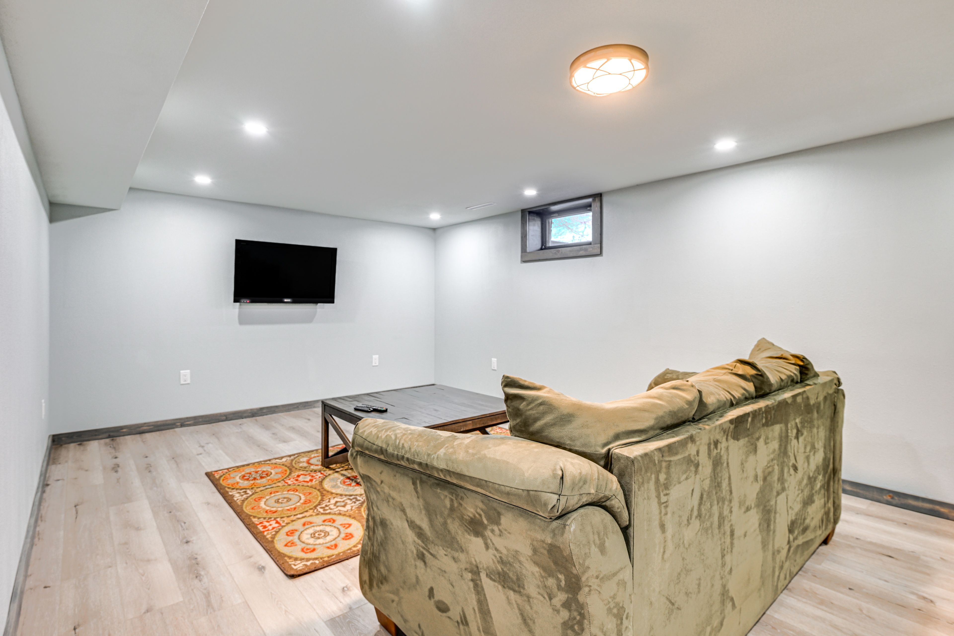 Basement Living Room | Lower Level | Smart TV