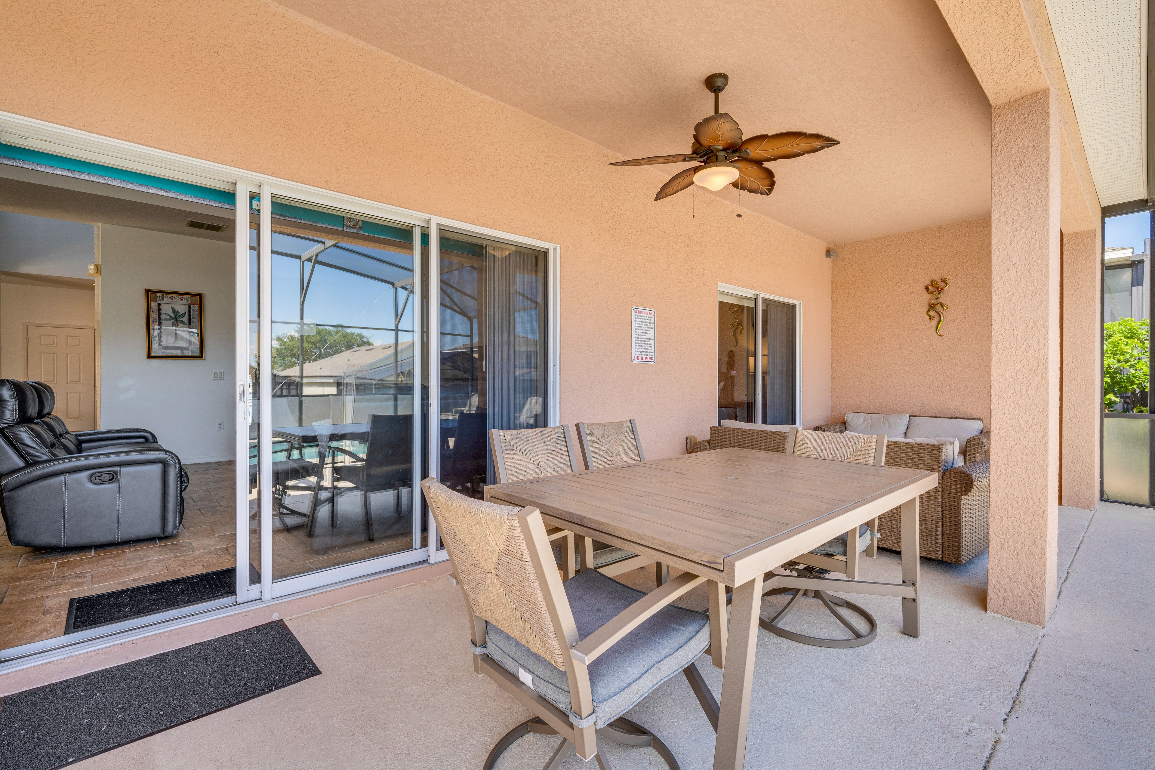 Covered Patio | Outdoor Dining Area