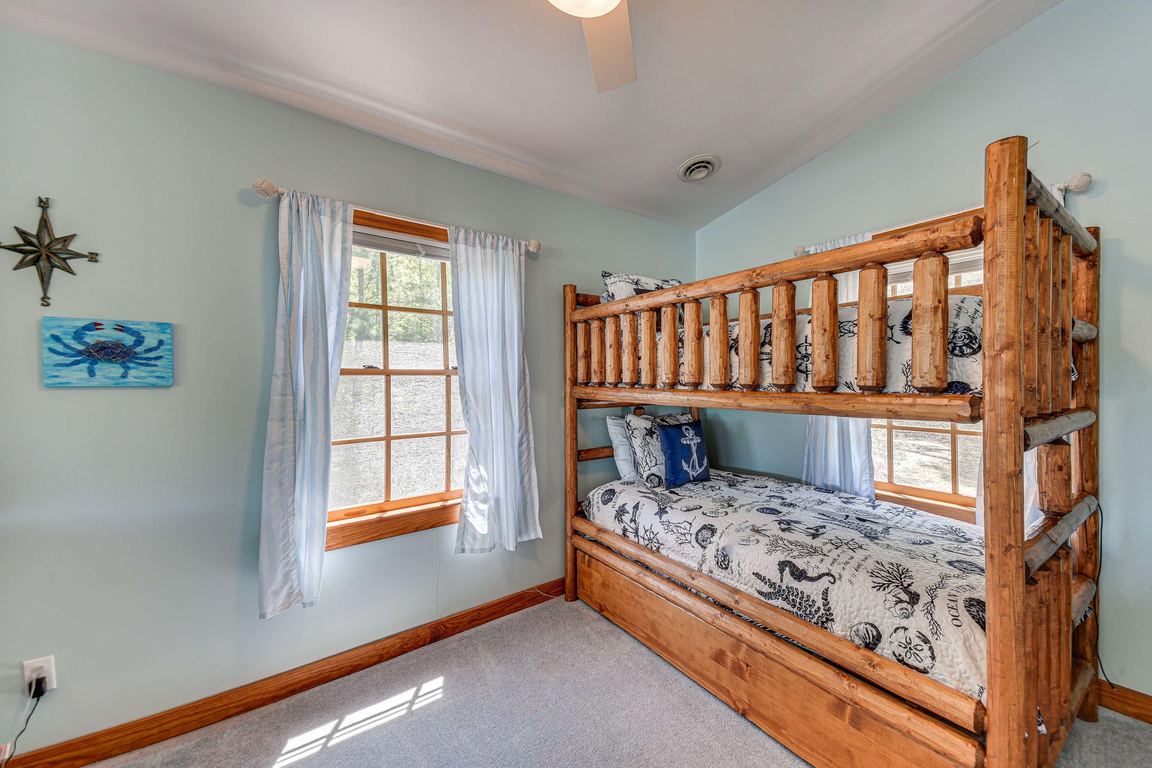 Bedroom 2 | 2nd Floor | Twin Bunk Bed w/ Twin Trundle | Desk