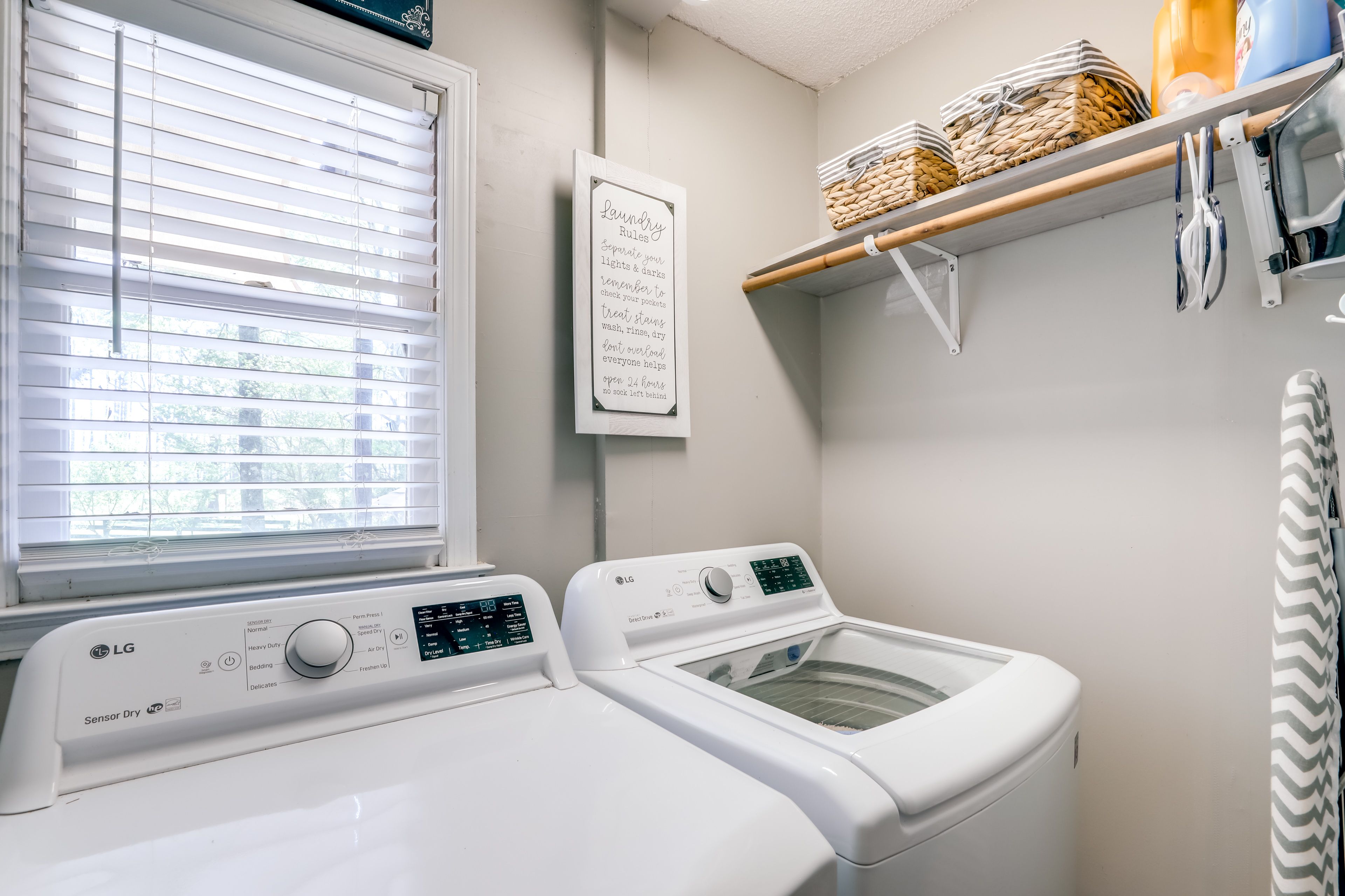 Washer & Dryer | Iron & Board | 1st Floor