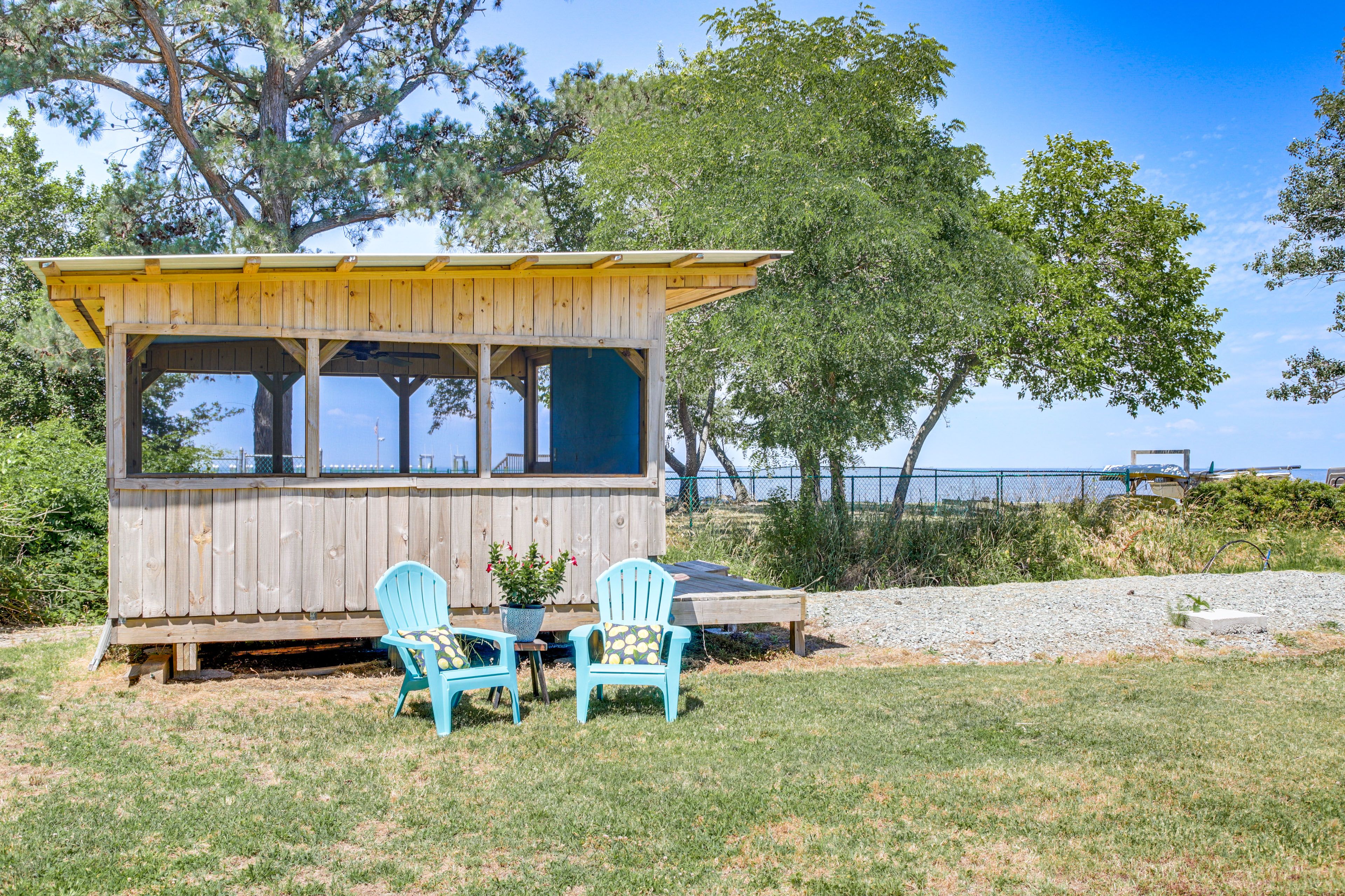 Free-Standing Screened Gazebo