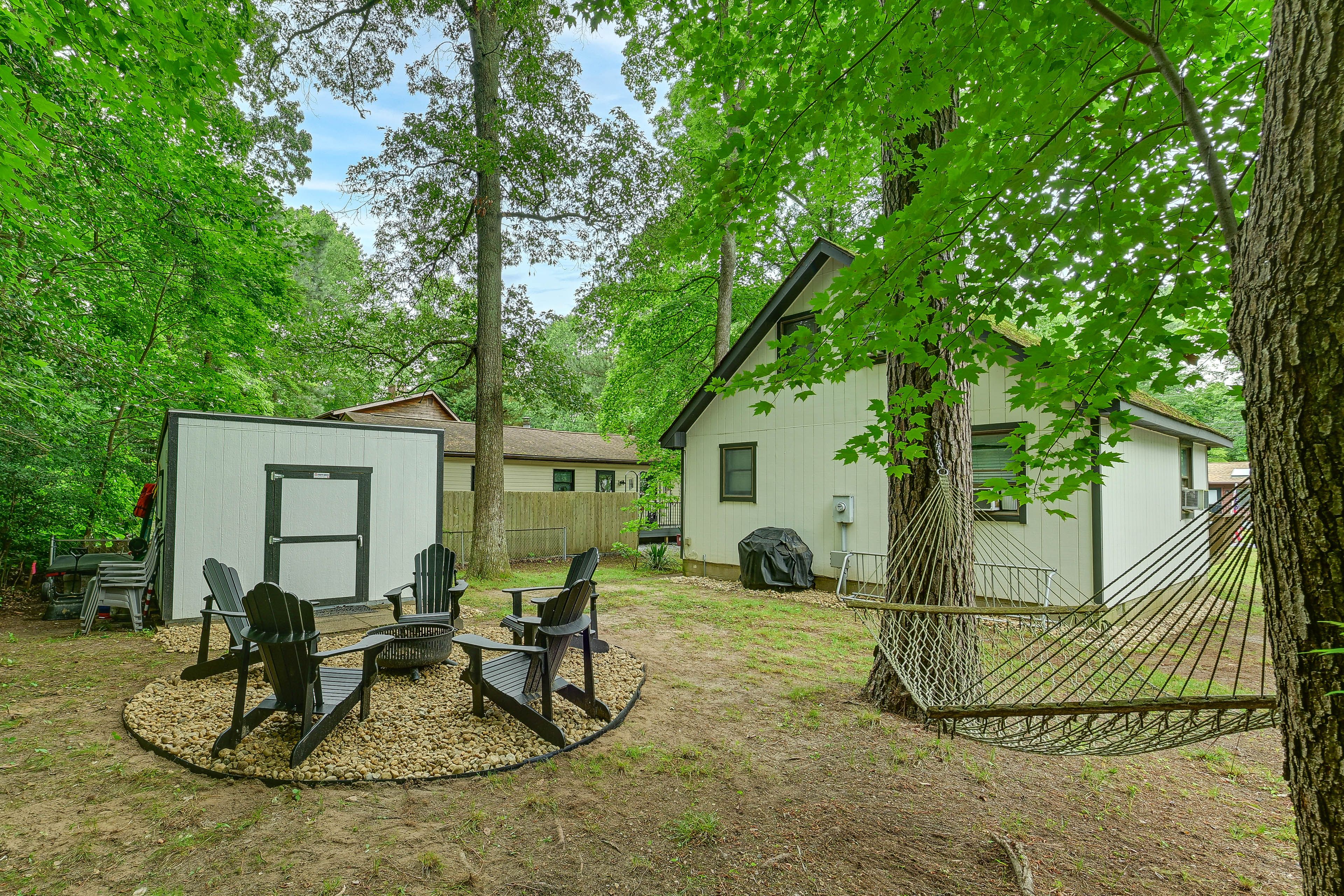 Private Yard | Fire Pit | Grill | Hammock | 2-Story Home