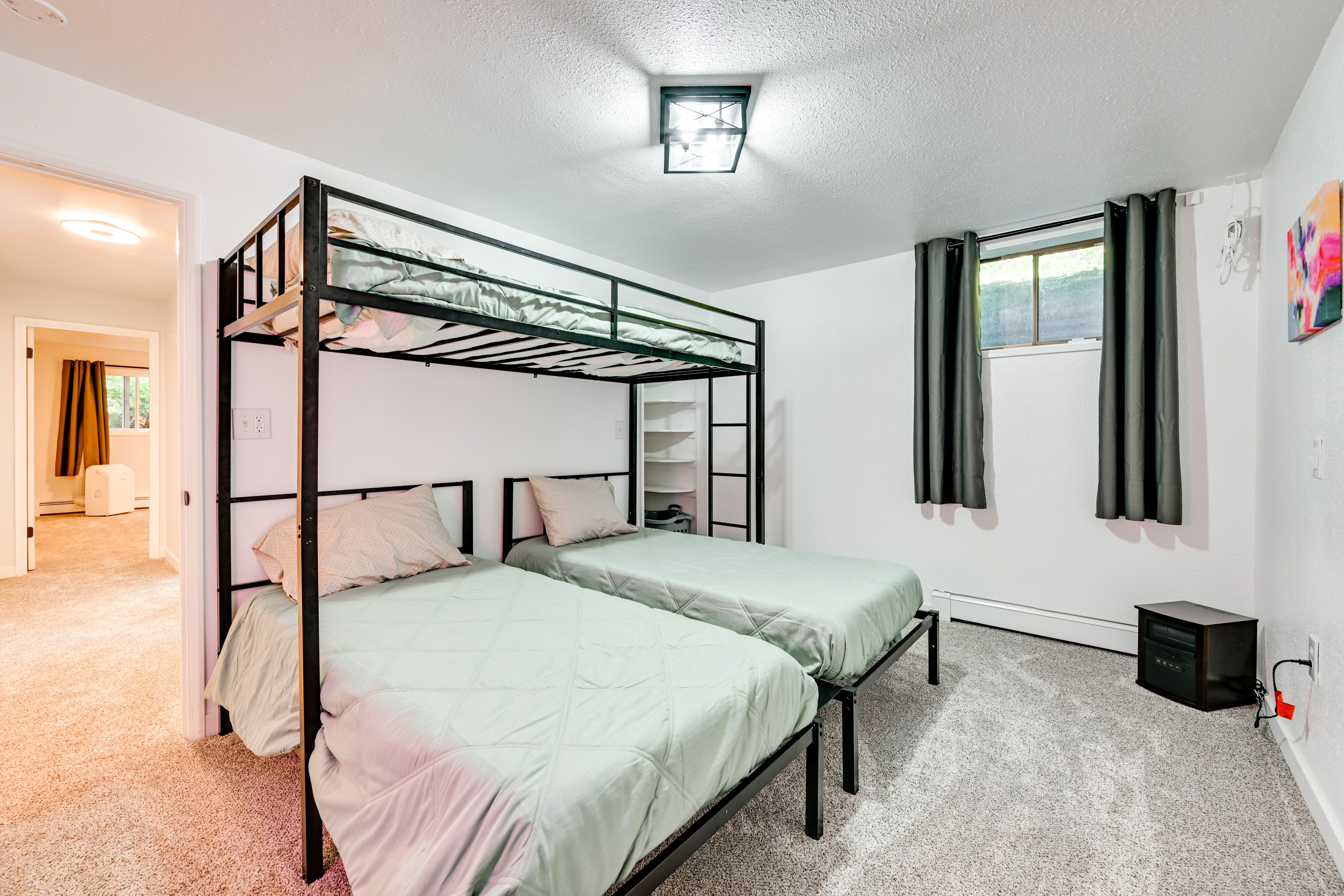 Bedroom 5 | Lower Level | 2 Twin Beds | Lofted Twin Bed