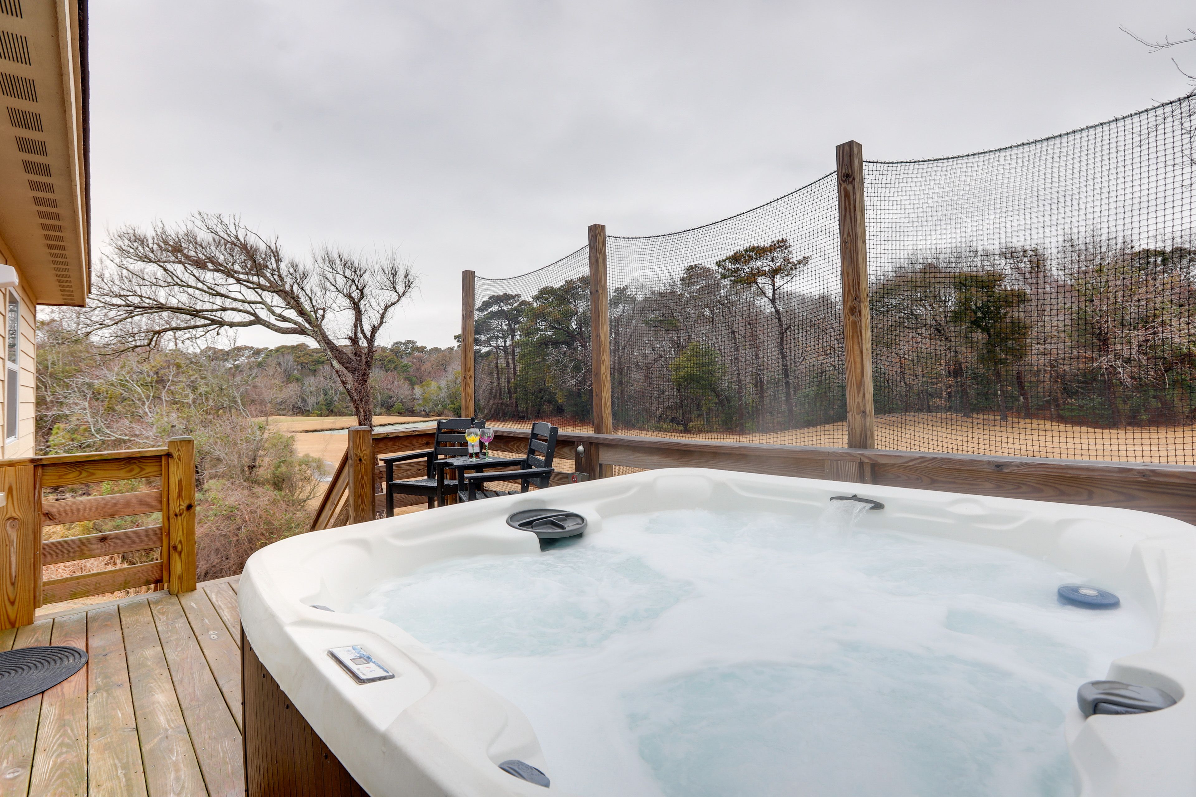 Furnished Balcony/Deck | Dining Area | Private Hot Tub