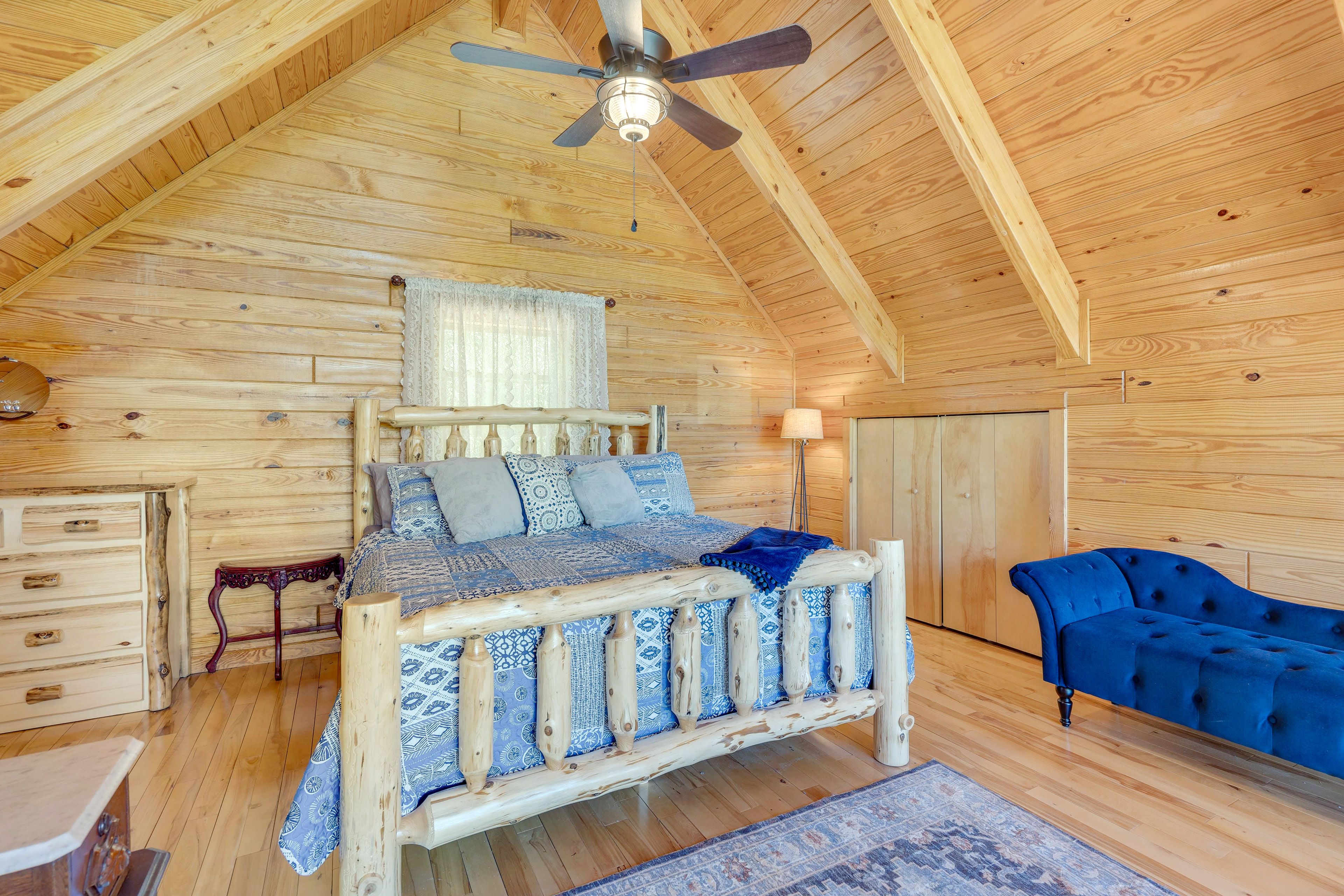 Loft | 2nd Floor | King Bed | Window A/C Unit