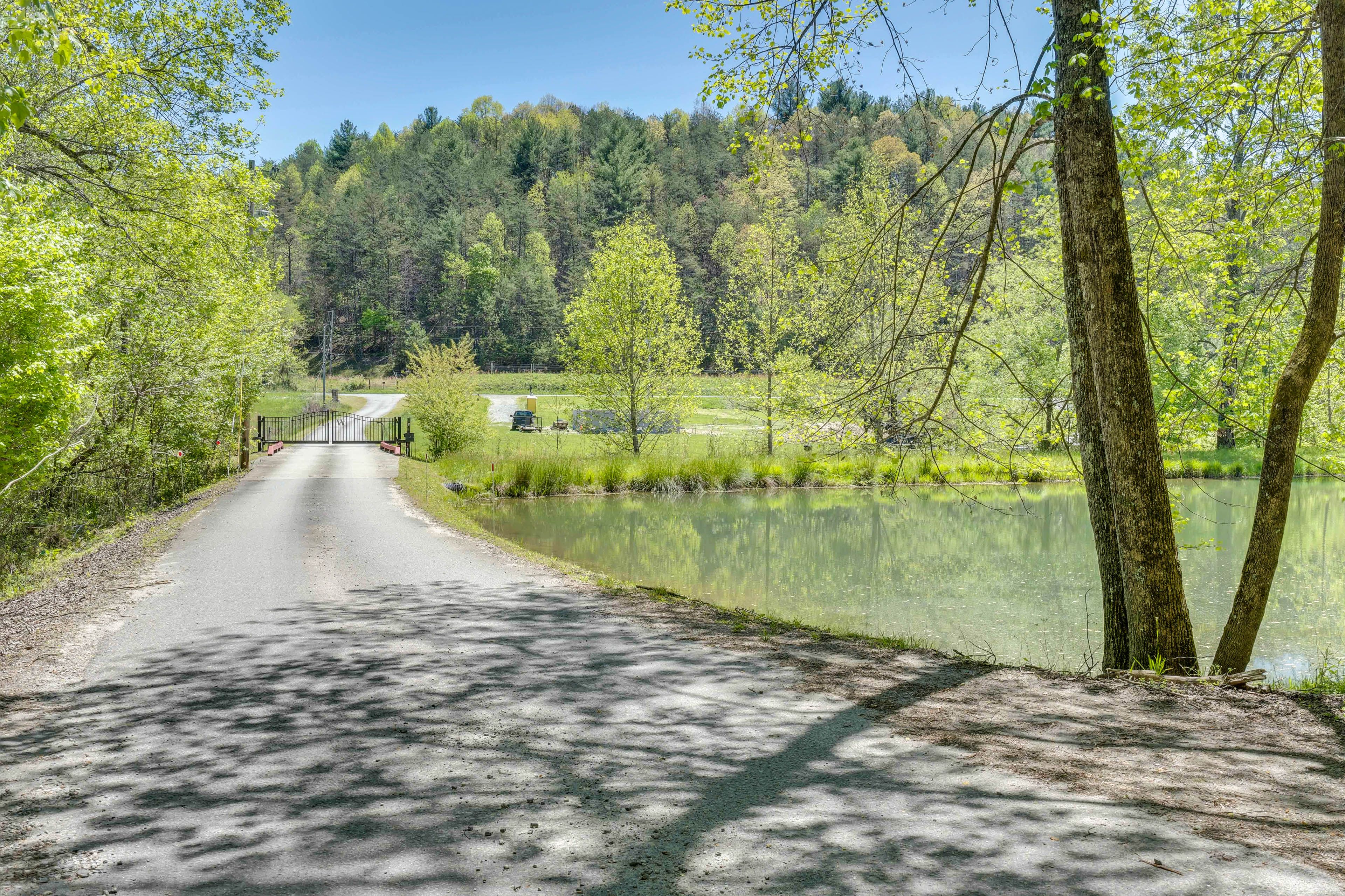 Gated Entrance to Property