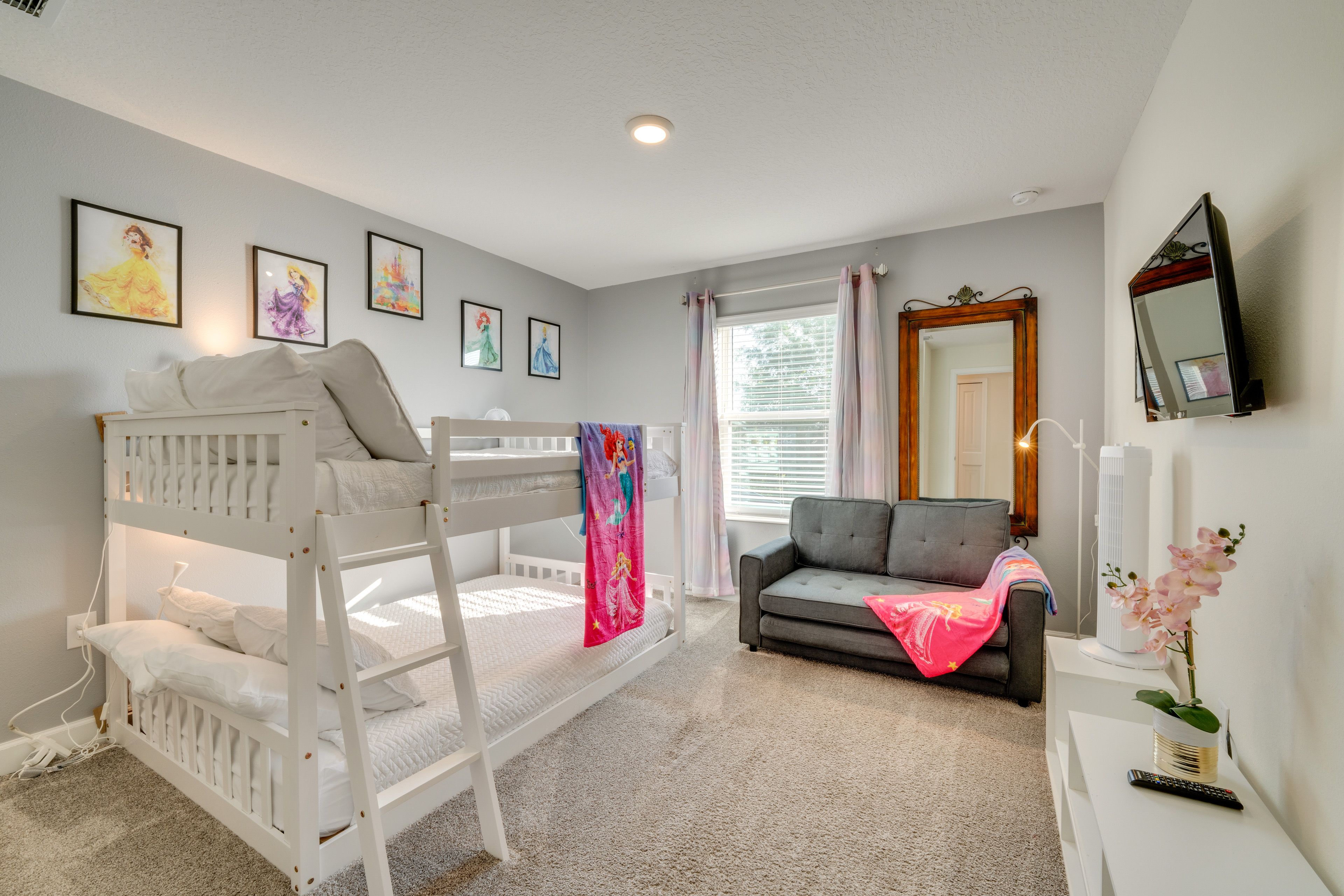 Bedroom 4 | Full Bunk Bed | Sleeper Sofa | 2nd Floor