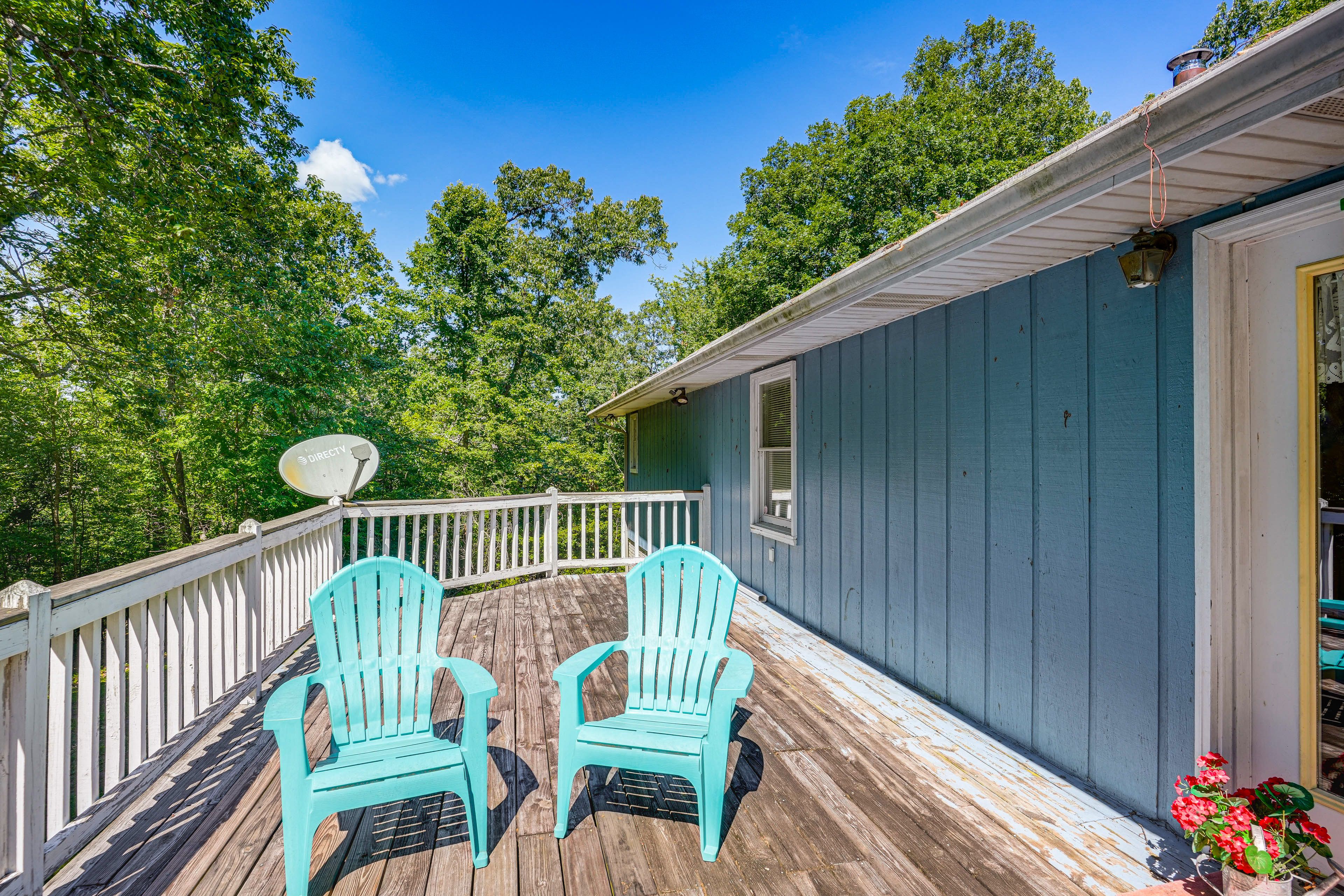 Deck | Peaceful Wooded Property