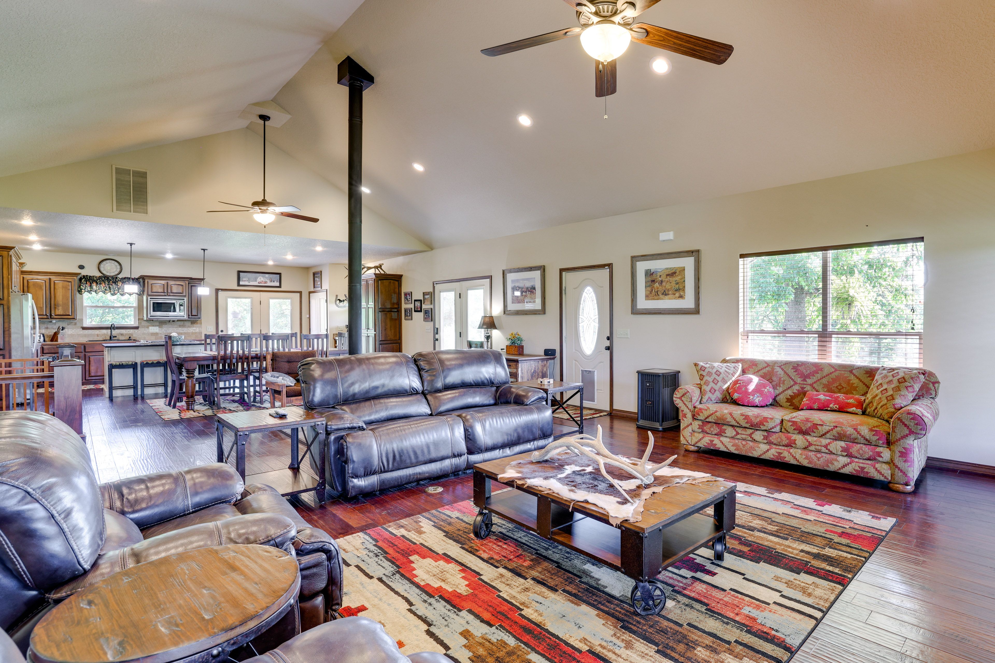 Living Room | Wood-Burning Stove | Smart TV