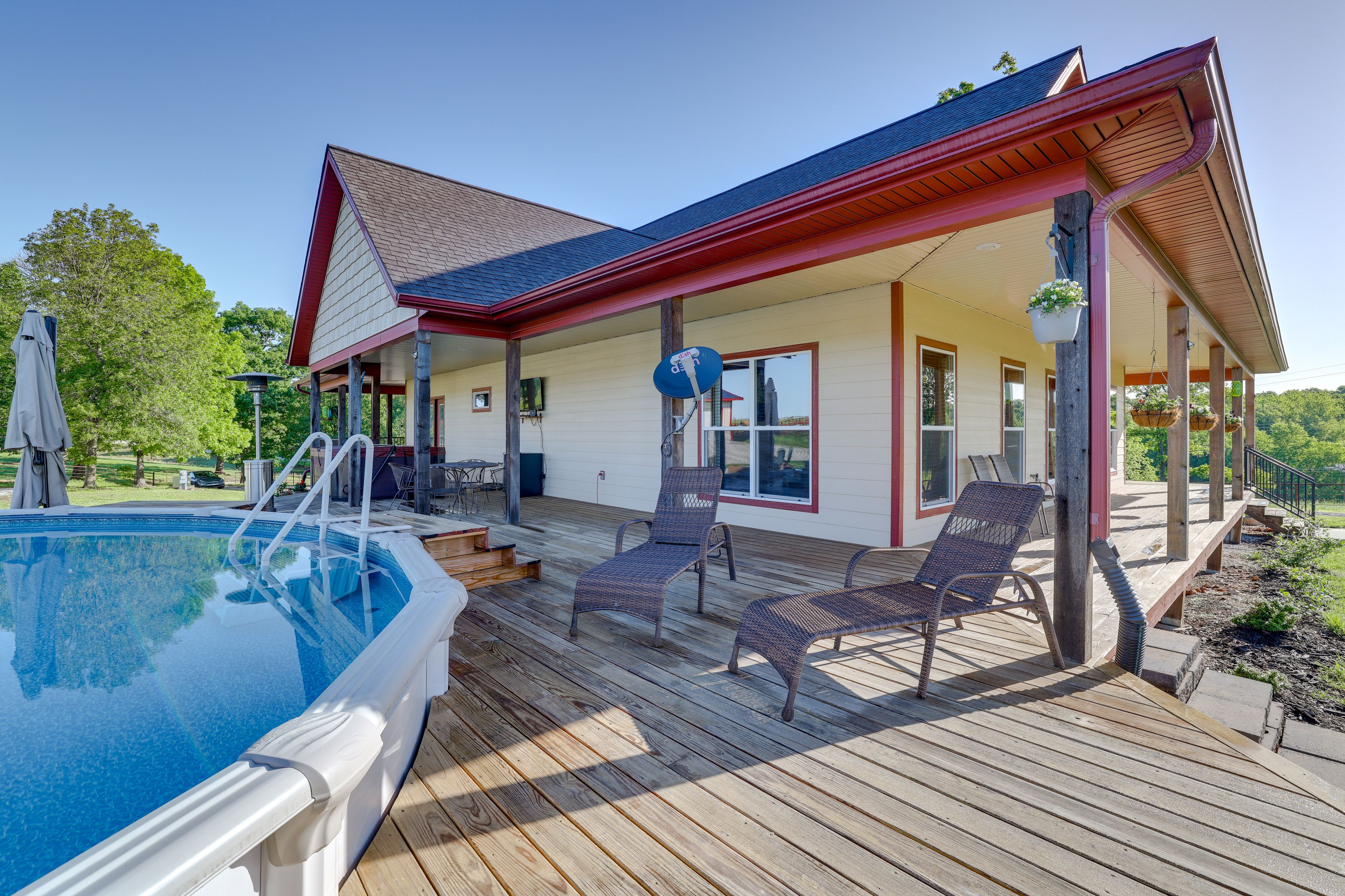 Wraparound Deck | Grill | Outdoor Dining Area