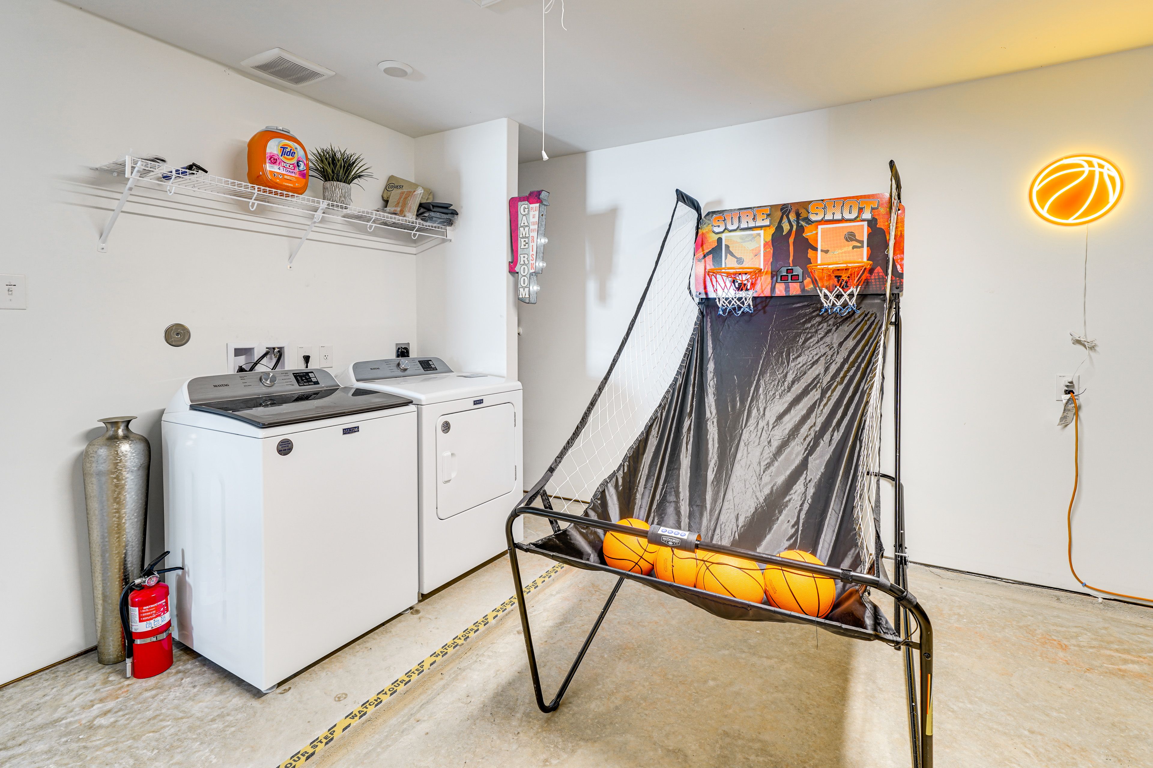 Game Room | Laundry | Detergent Provided