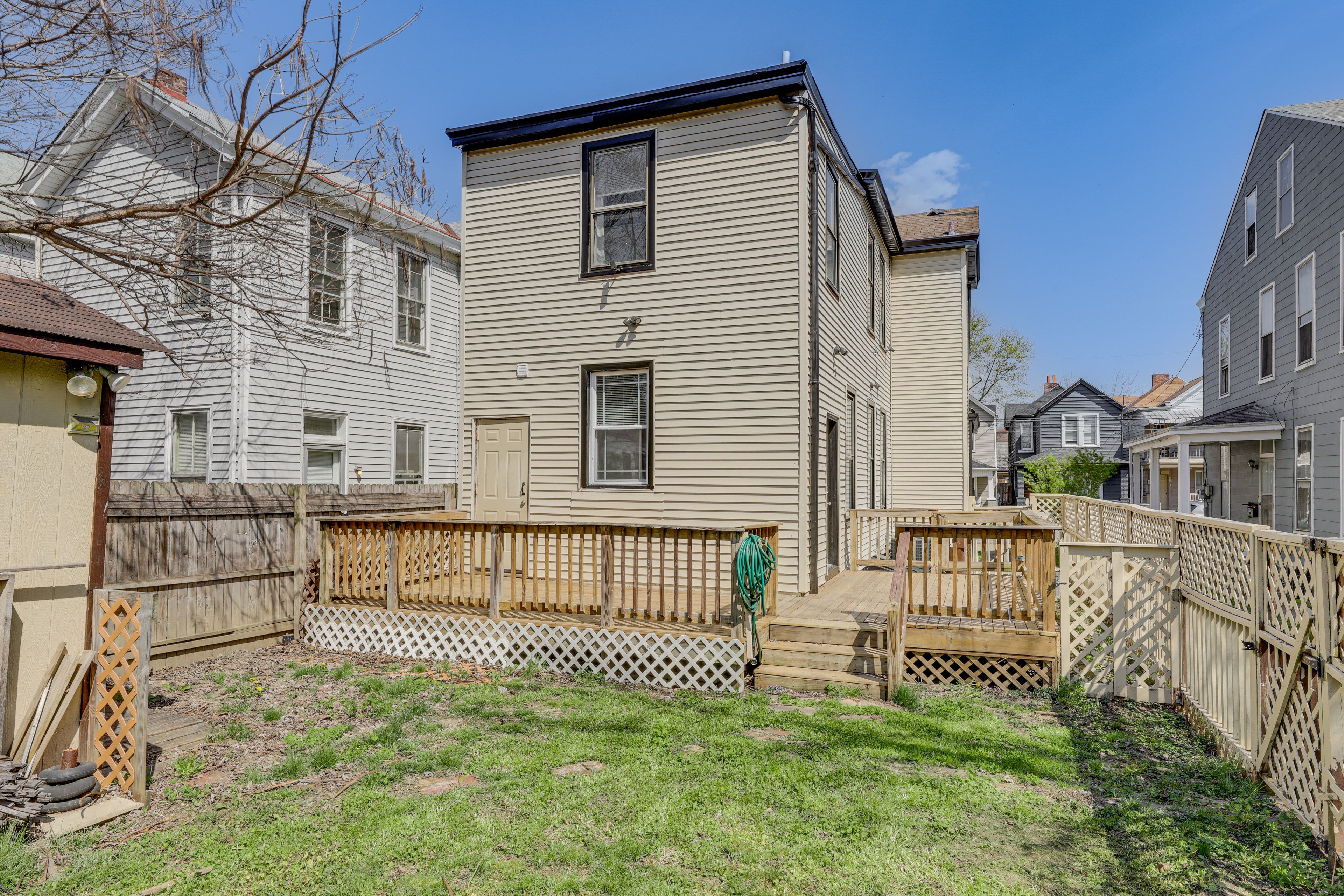 Deck | Fenced-In Yard | Flower Garden