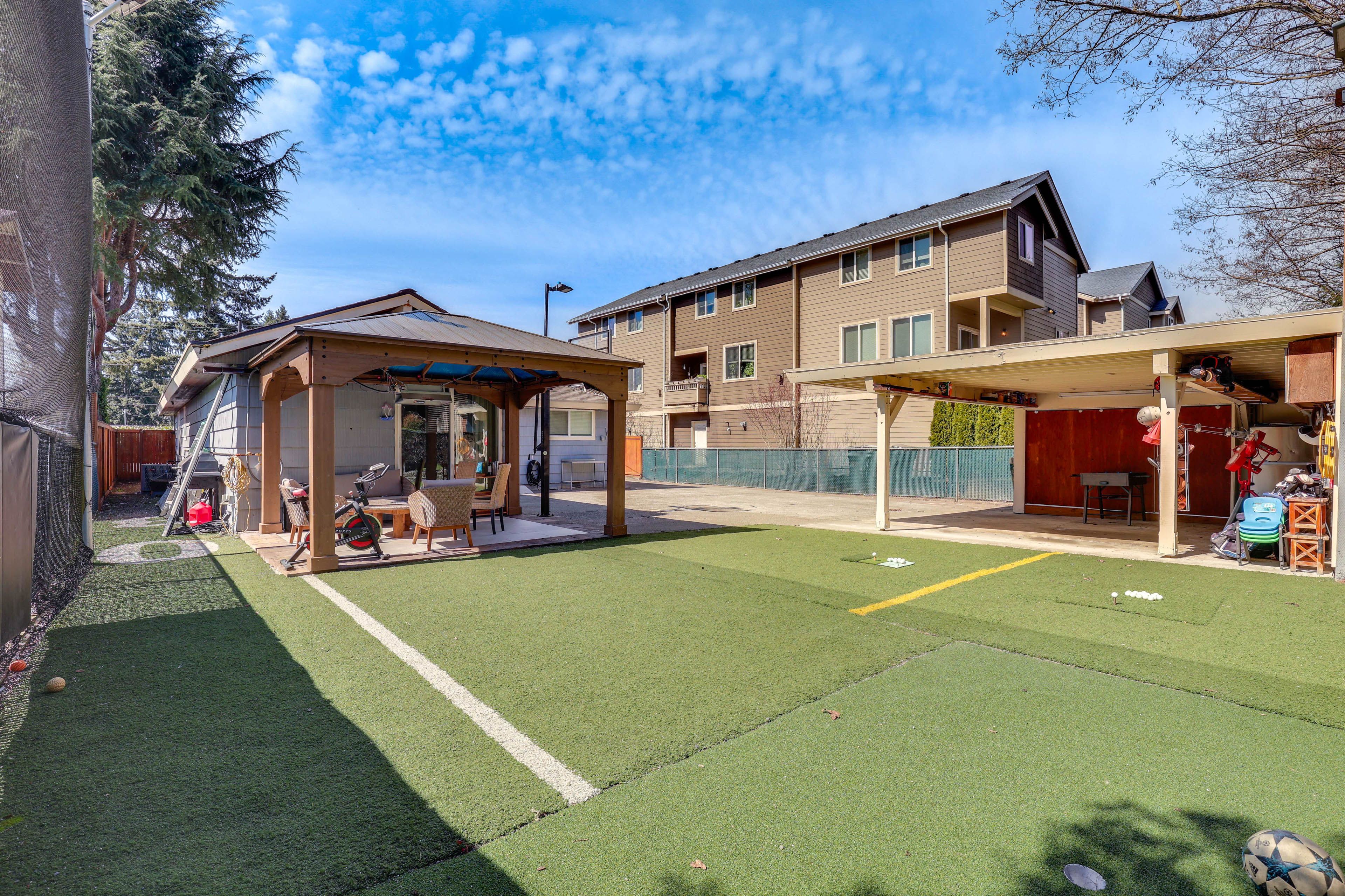 Backyard | Gazebo w/ Seating | Charcoal Grill