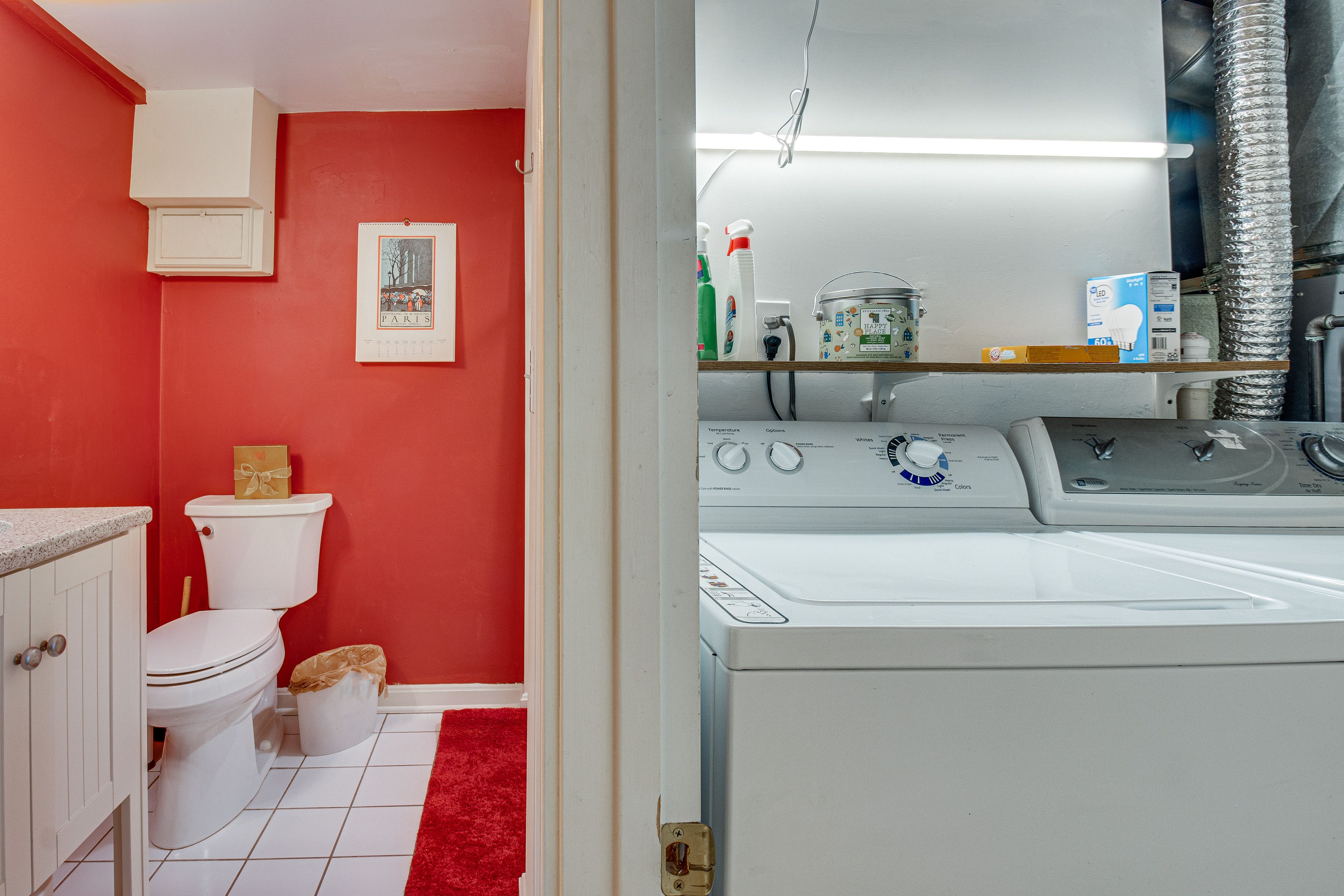Laundry Closet | In-Unit Washer + Dryer