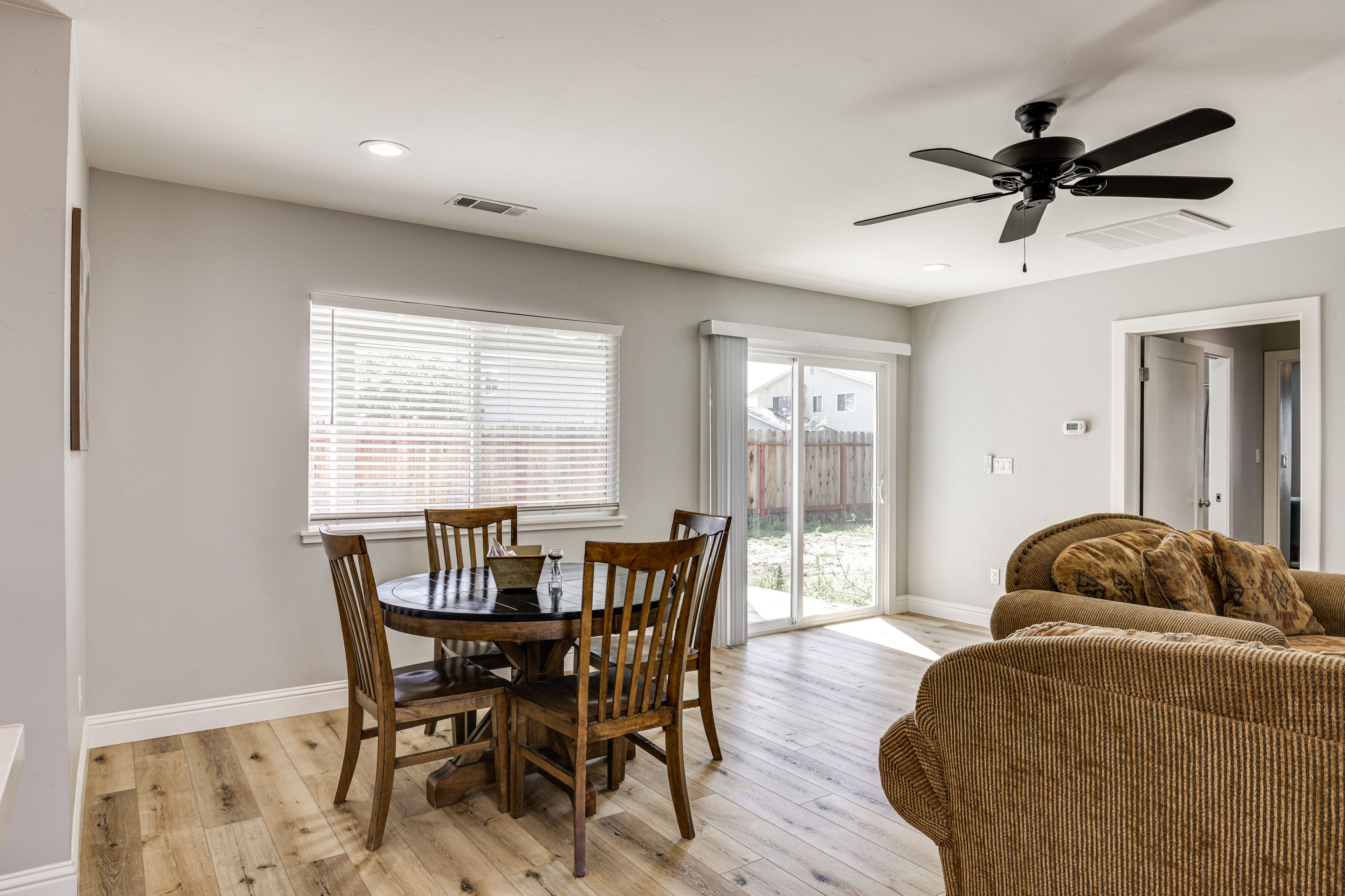 Dining | Dishware & Flatware Provided | Breakfast Bar w/ Additional Seating