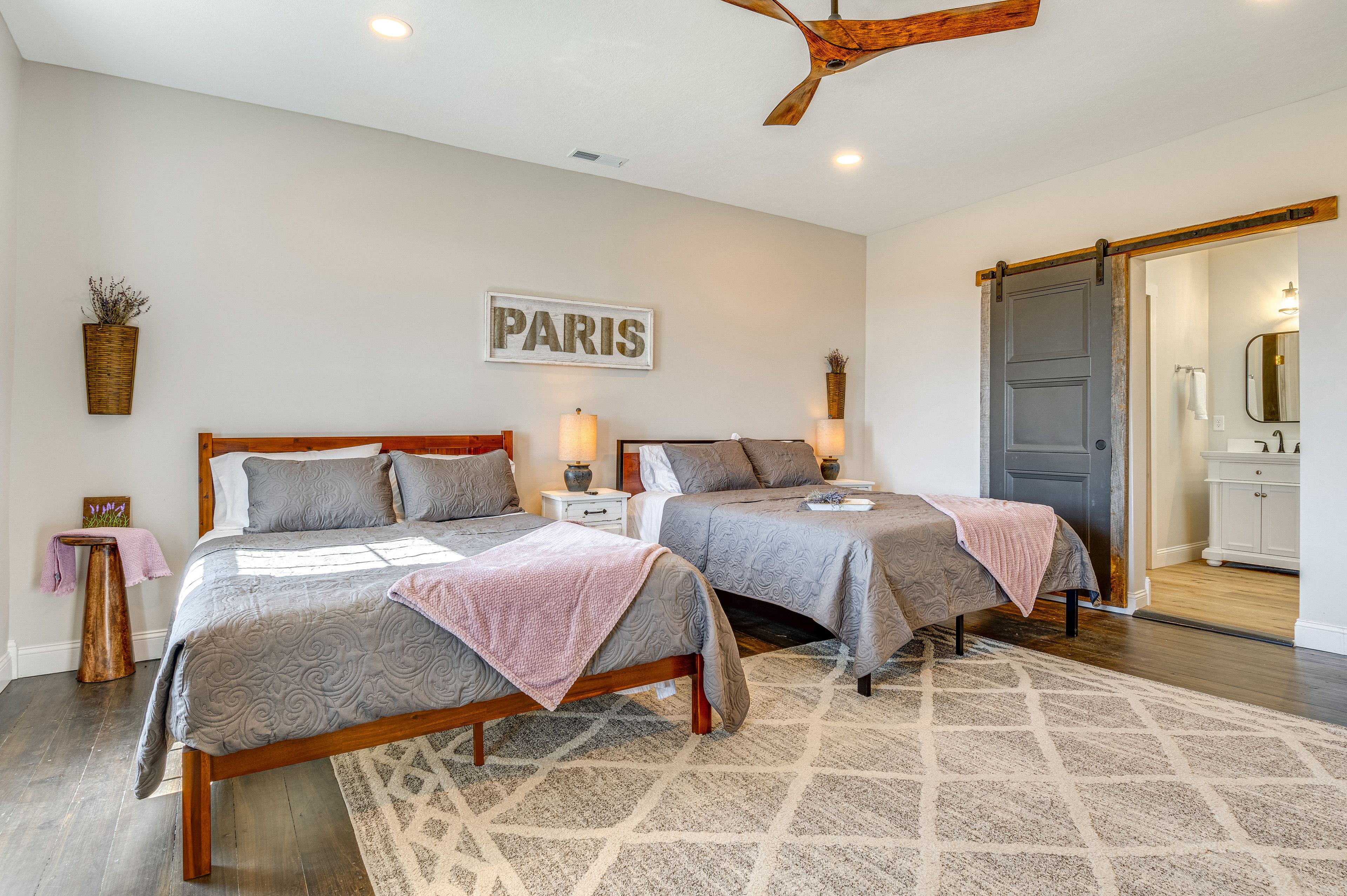 Bedroom 2 | 2 Queen Beds | En-Suite Bathroom | 2nd Floor