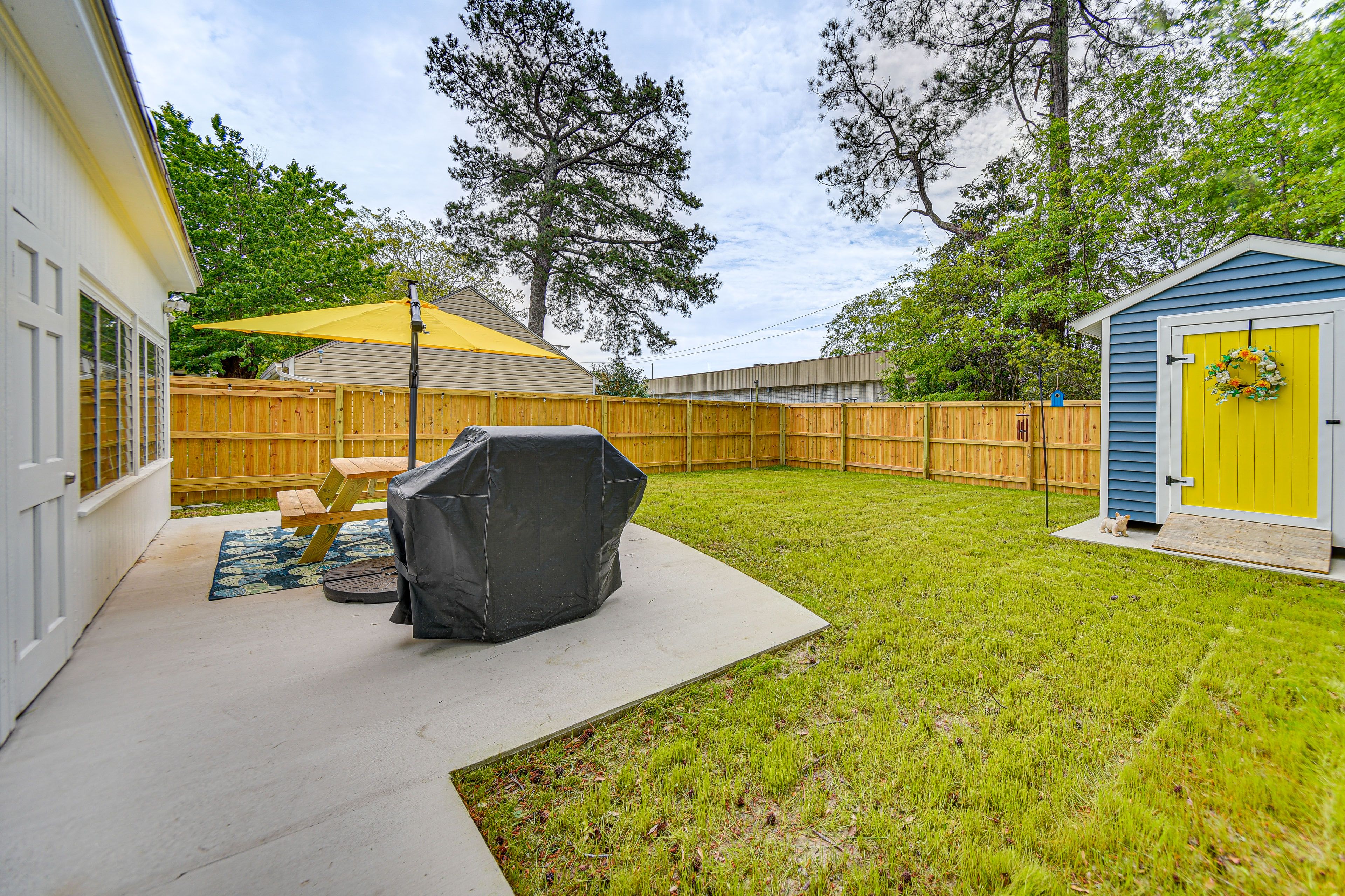 Fenced Backyard