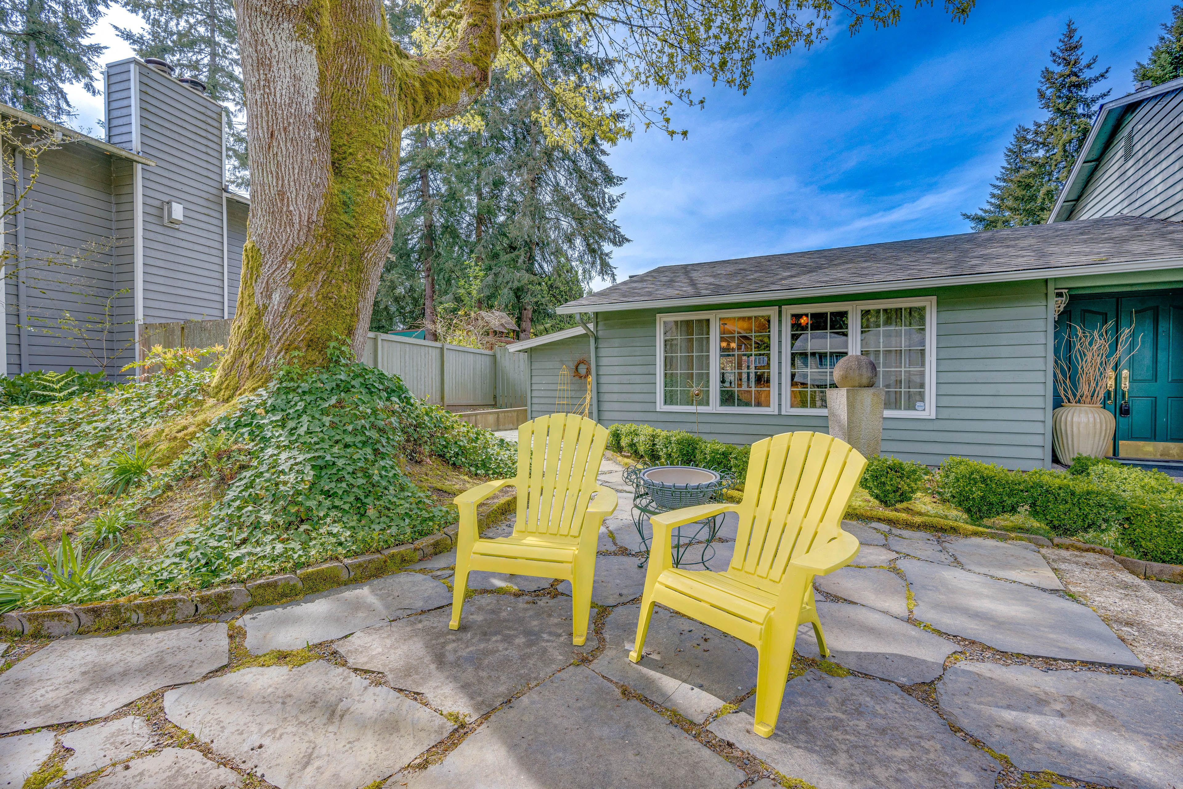 Front Patio | Adirondack Chairs