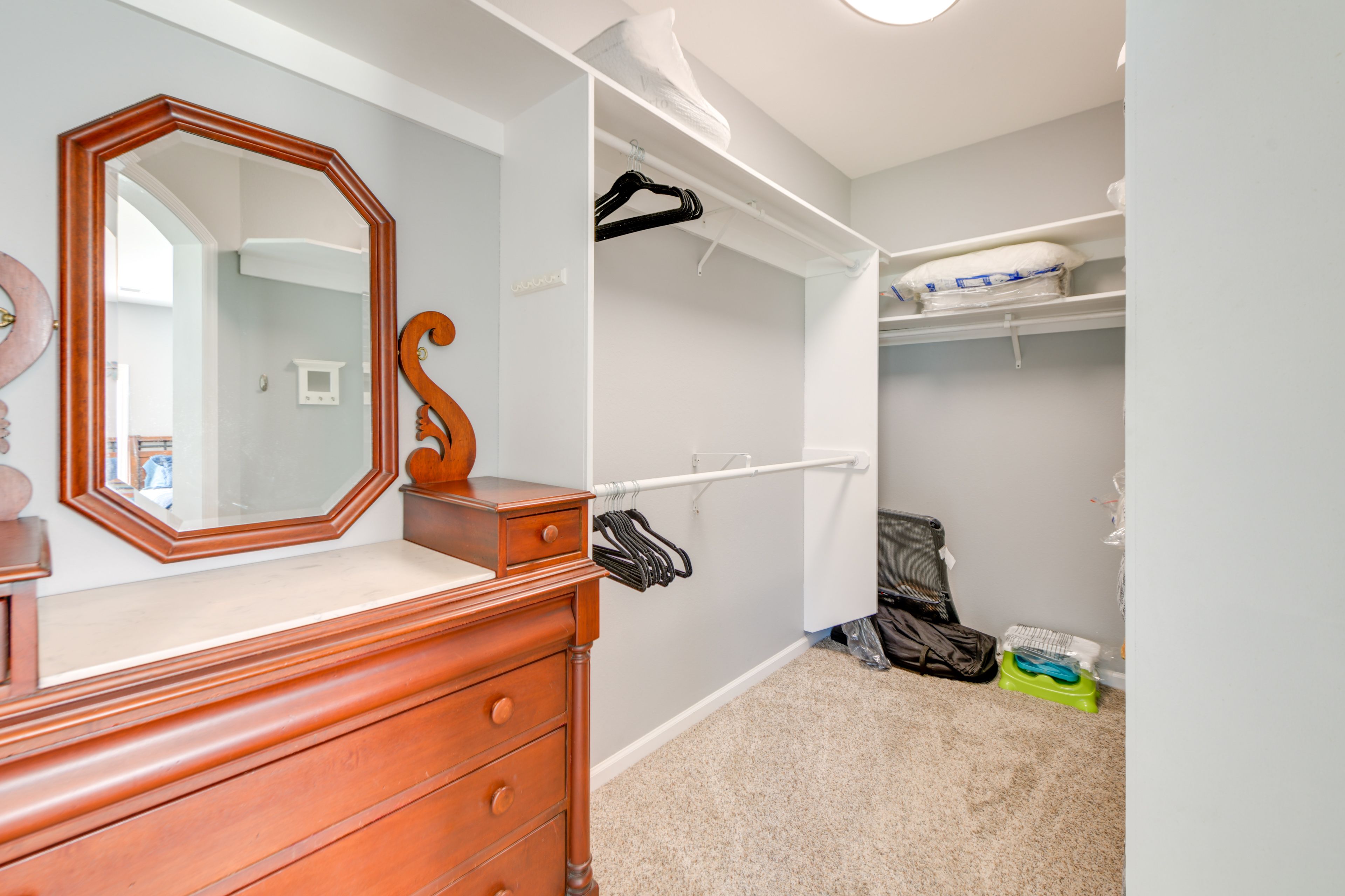 Walk-In Closet | Clothes Hangers | Toddler Booster Seat | Pack 'n Play