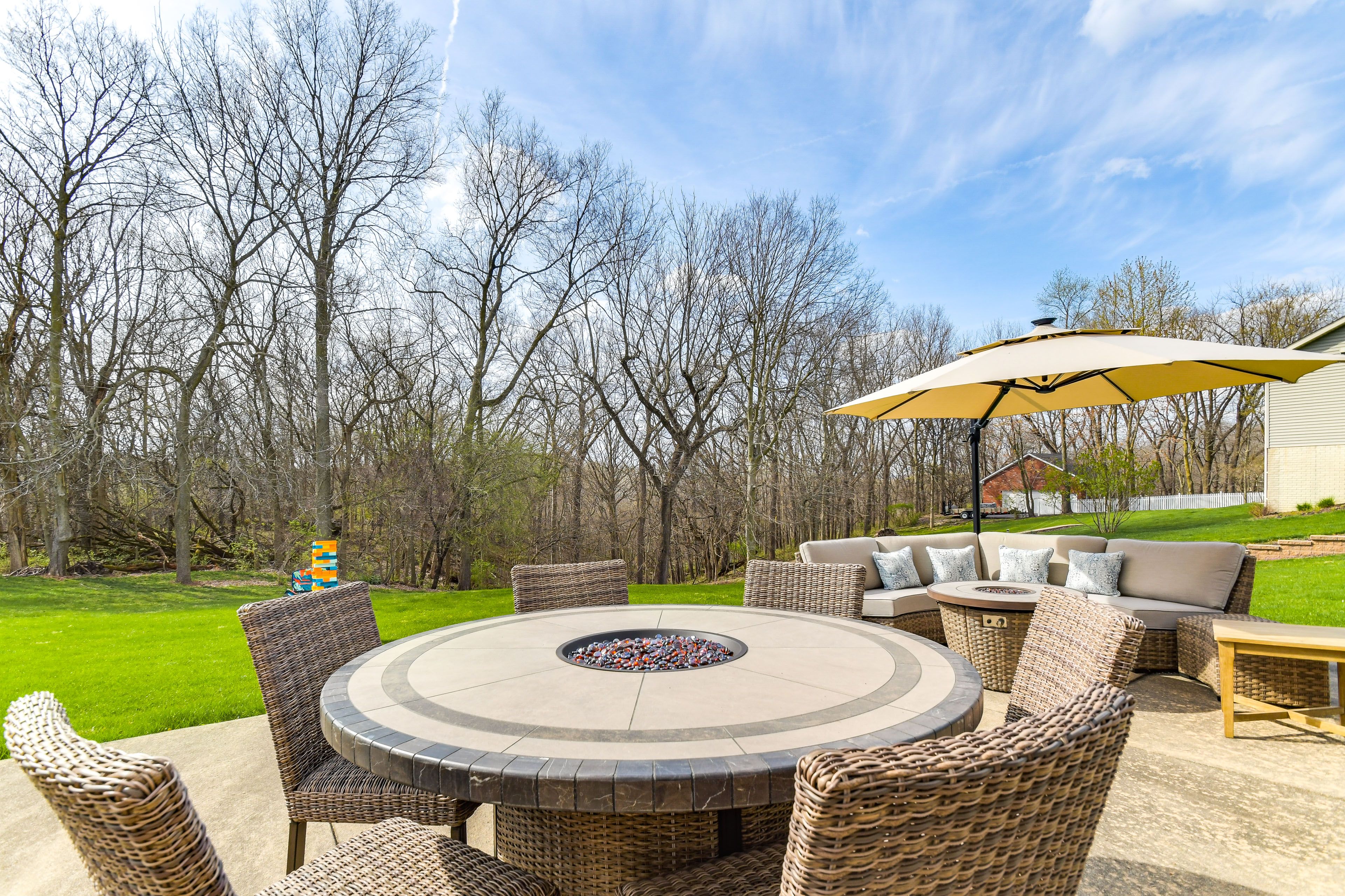Backyard | Fire Pits | Cornhole | Giant Jenga Game
