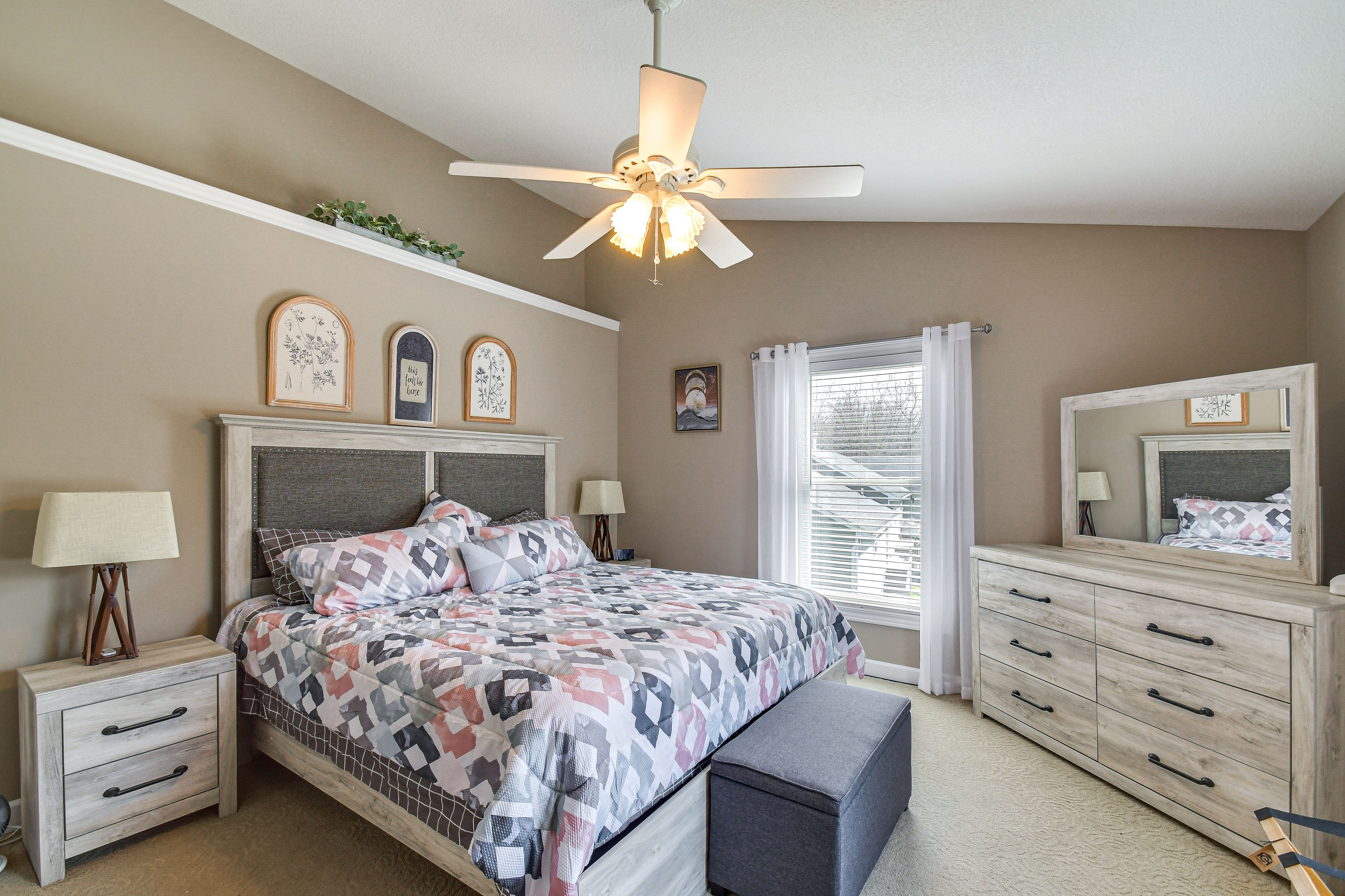 Bedroom Suite | King Bed | Linens Provided | Upper Level