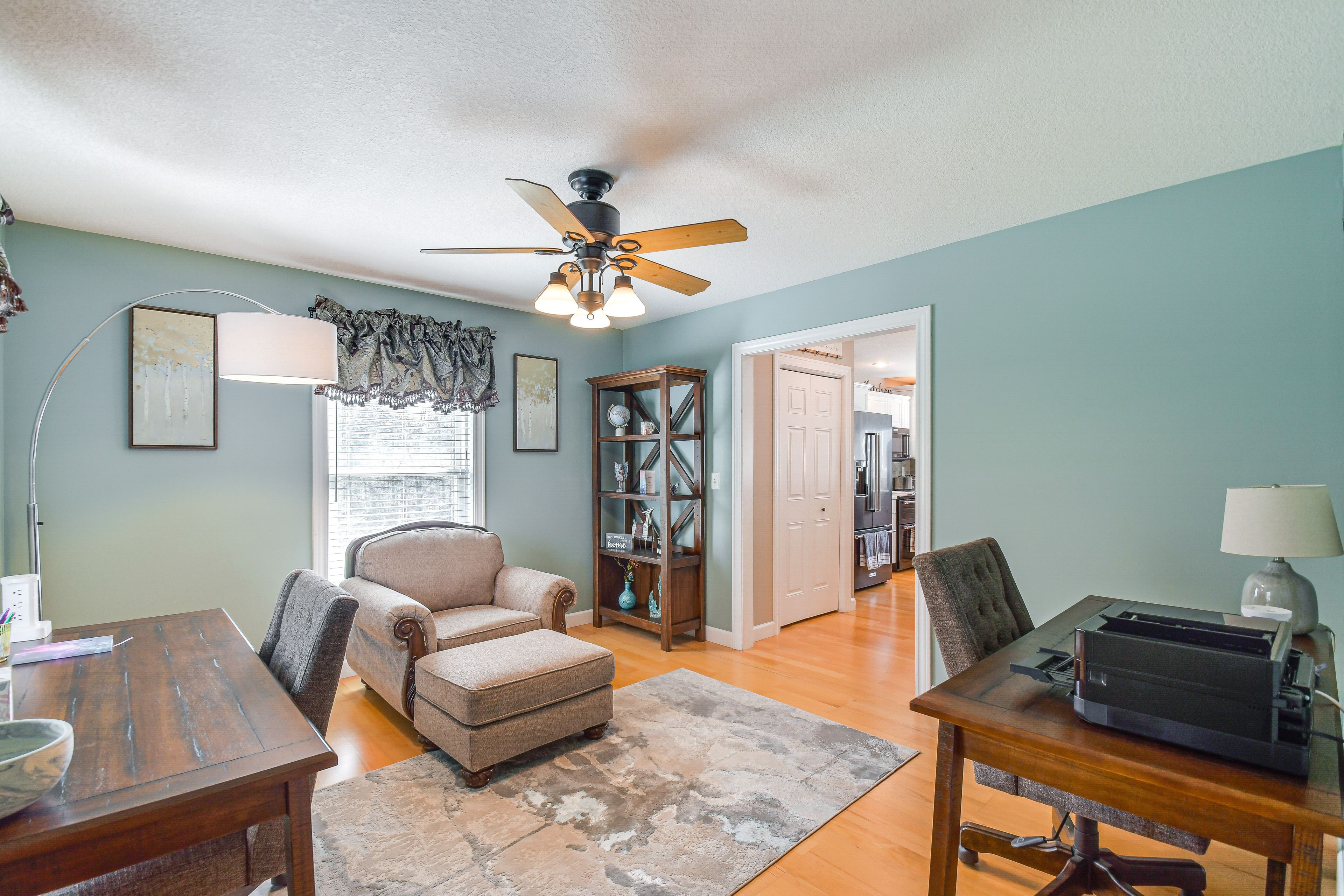 Office | Laptop-Friendly Workspace | Main Level