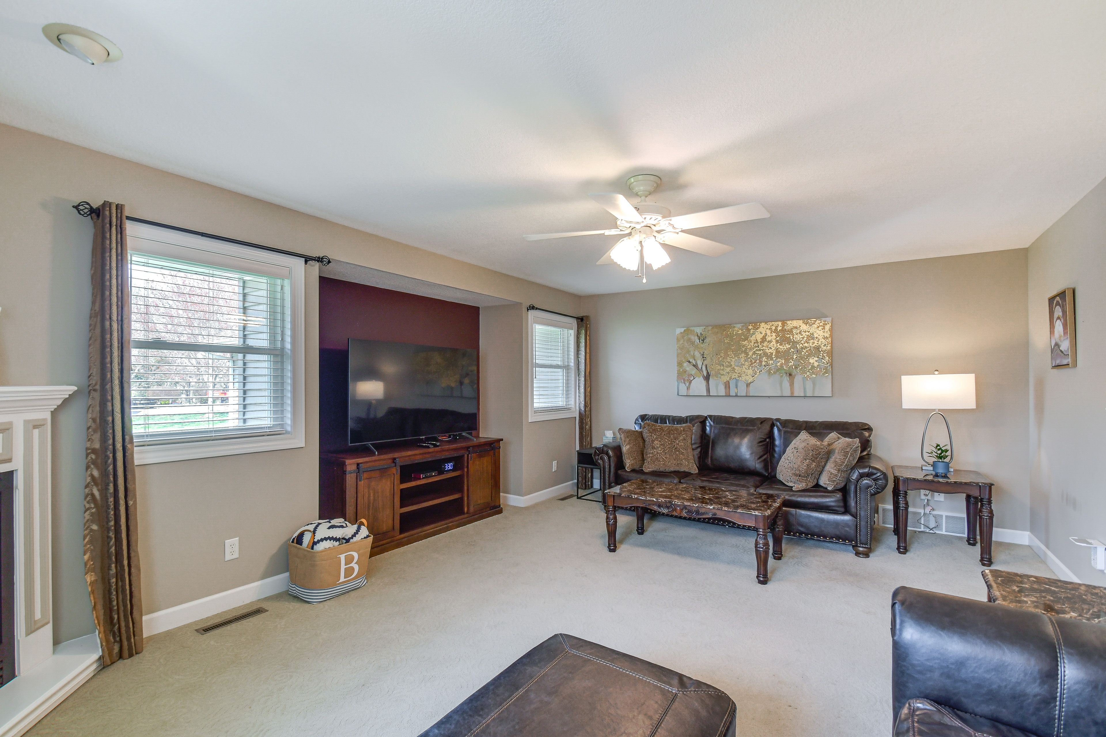 Living Room | Fireplace | Main Level