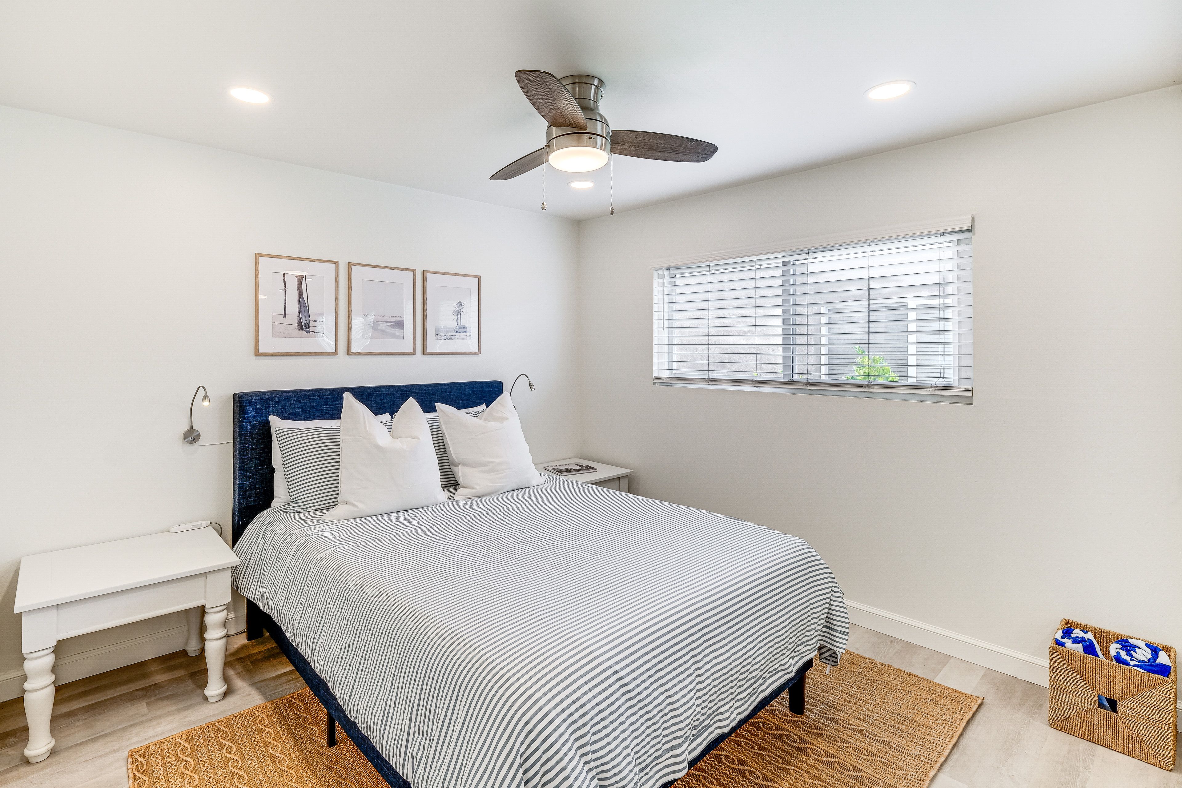 Bedroom 2 | Queen Bed | Main Level | Ceiling Fans