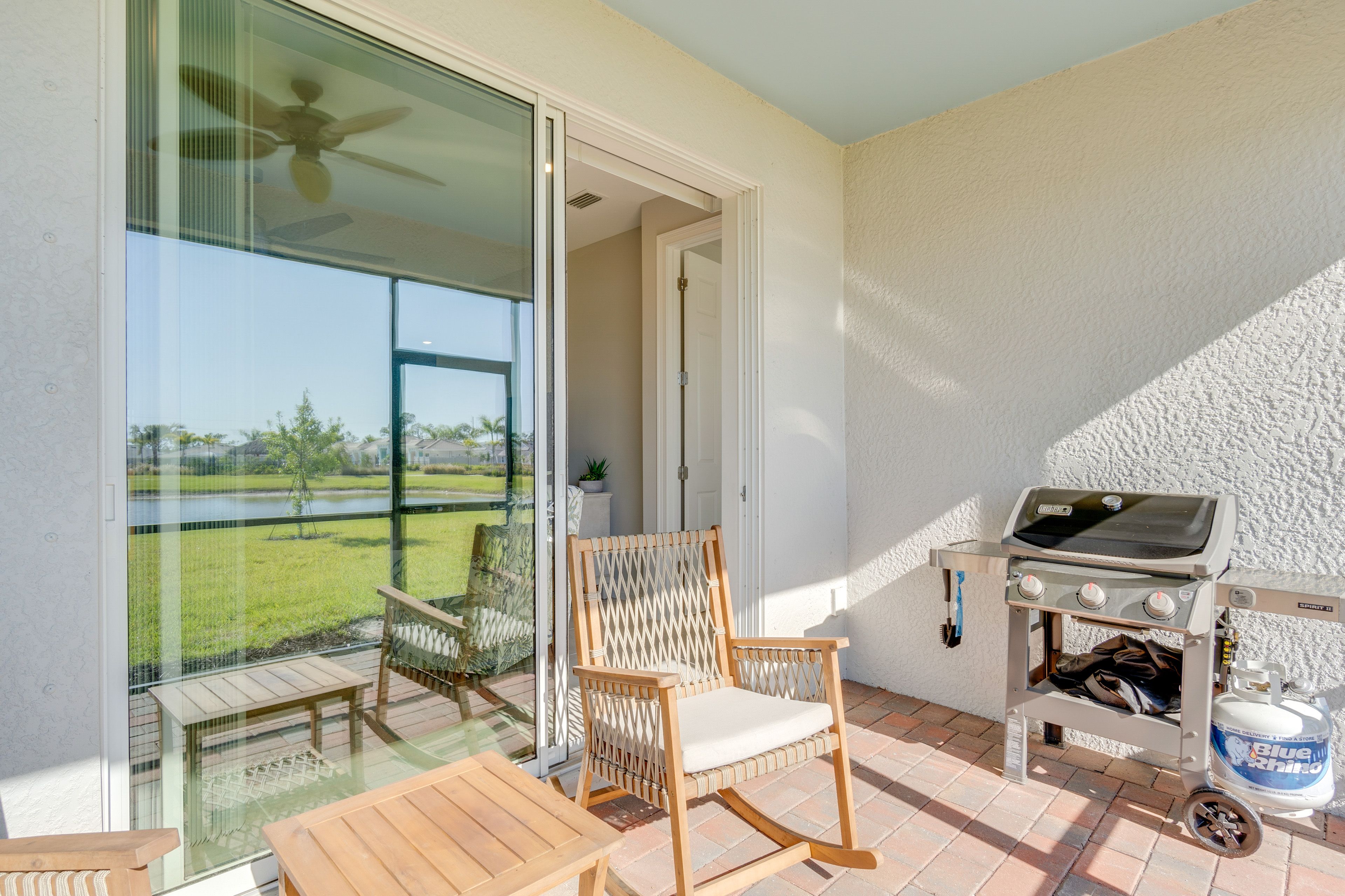 Screened-In Patio | Gas Grill