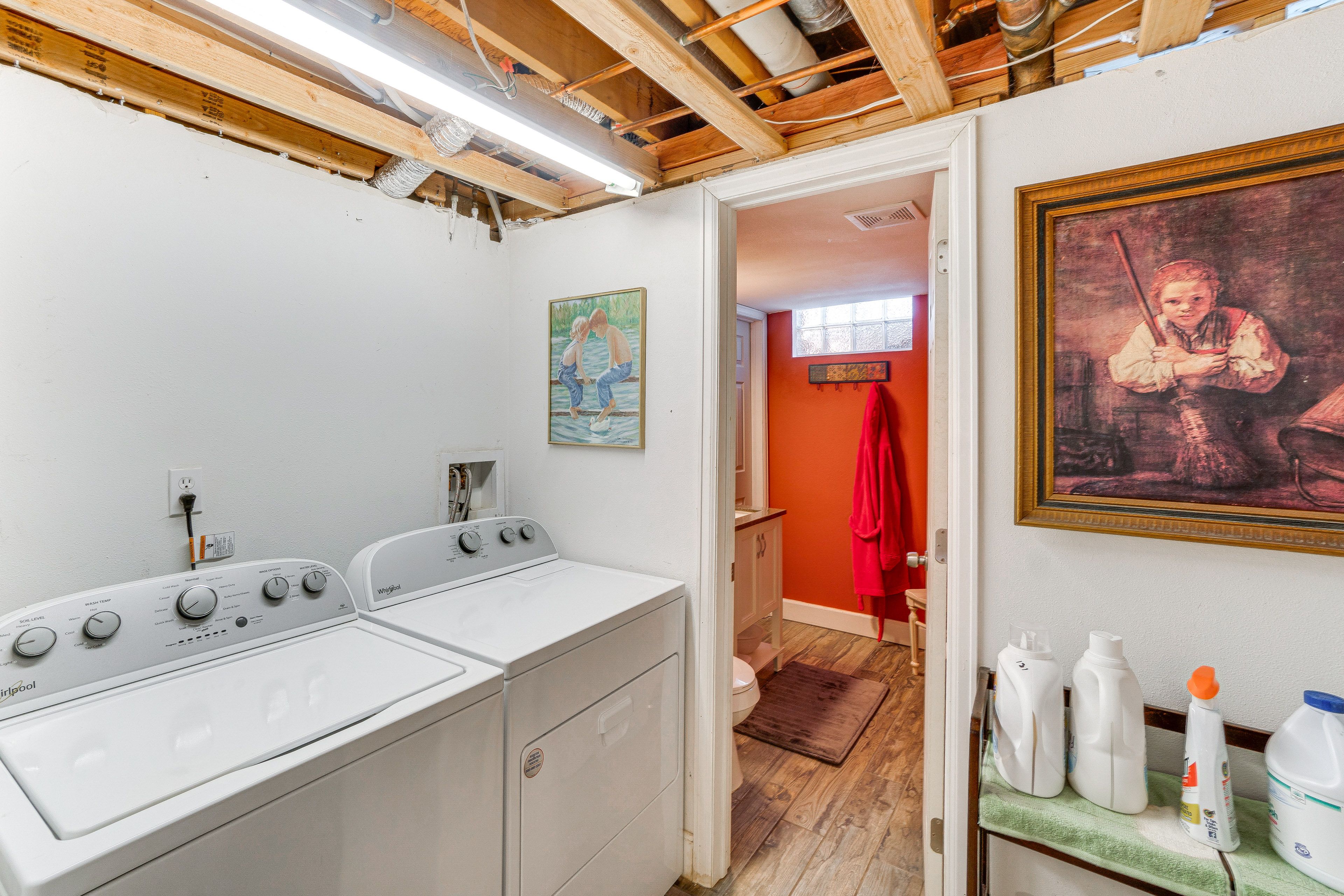 Laundry | Detergent Provided | Basement