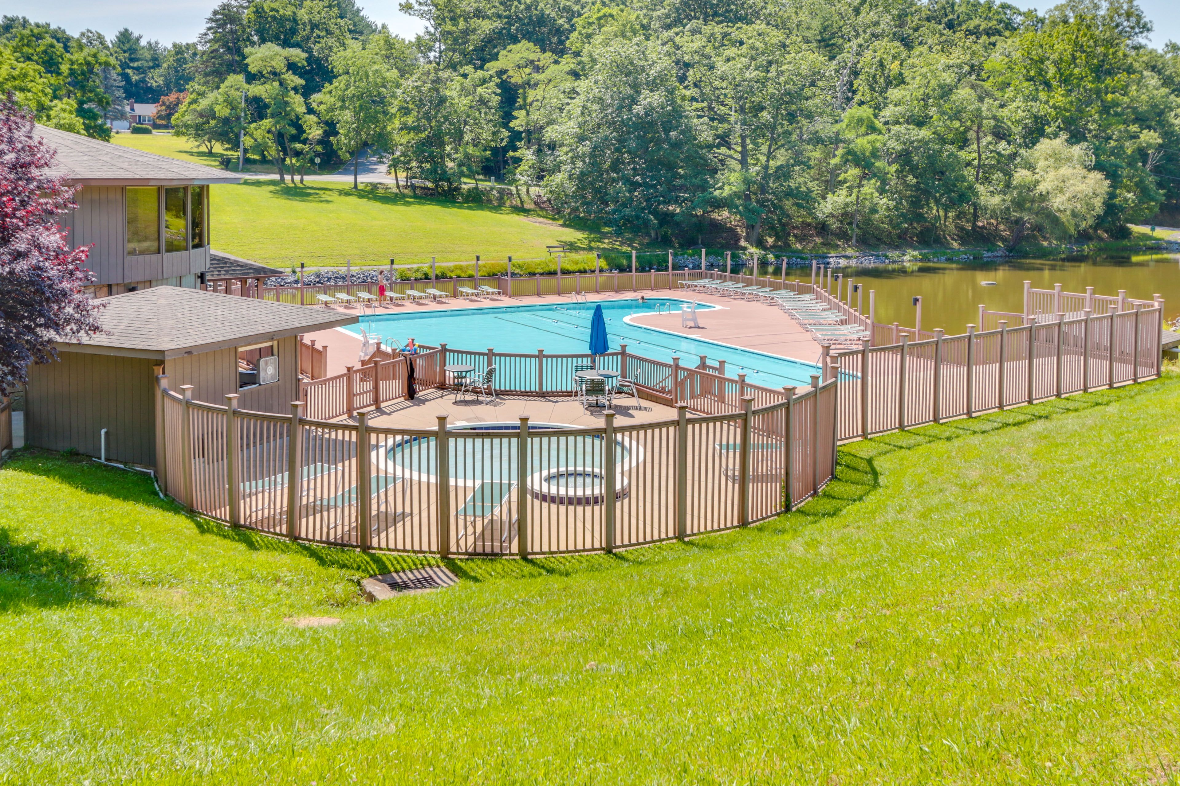 The Woods Resort | Community Amenities | Outdoor Pool & Hot Tub