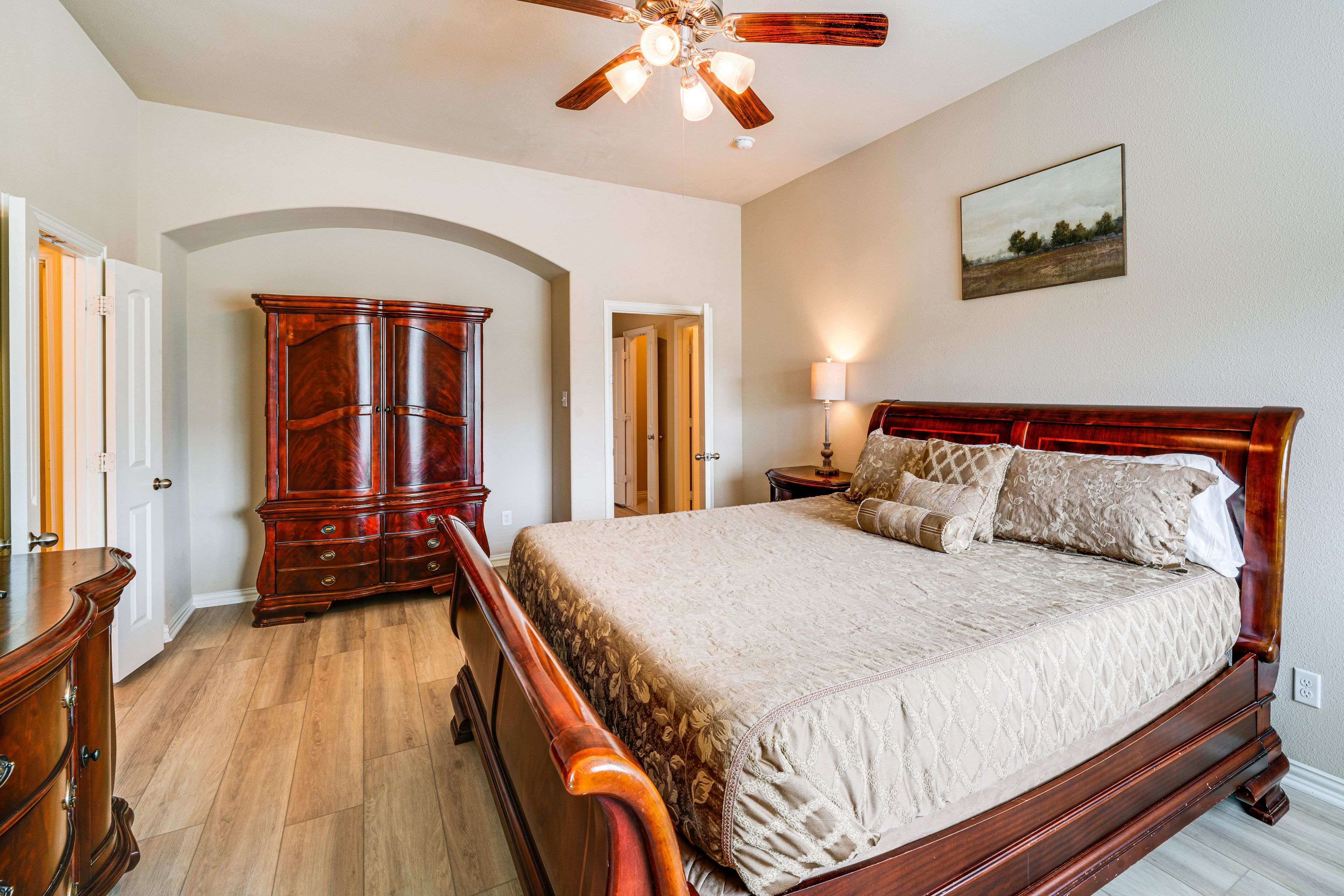 Bedroom 1 | King Bed | Linens Provided | 2nd Floor