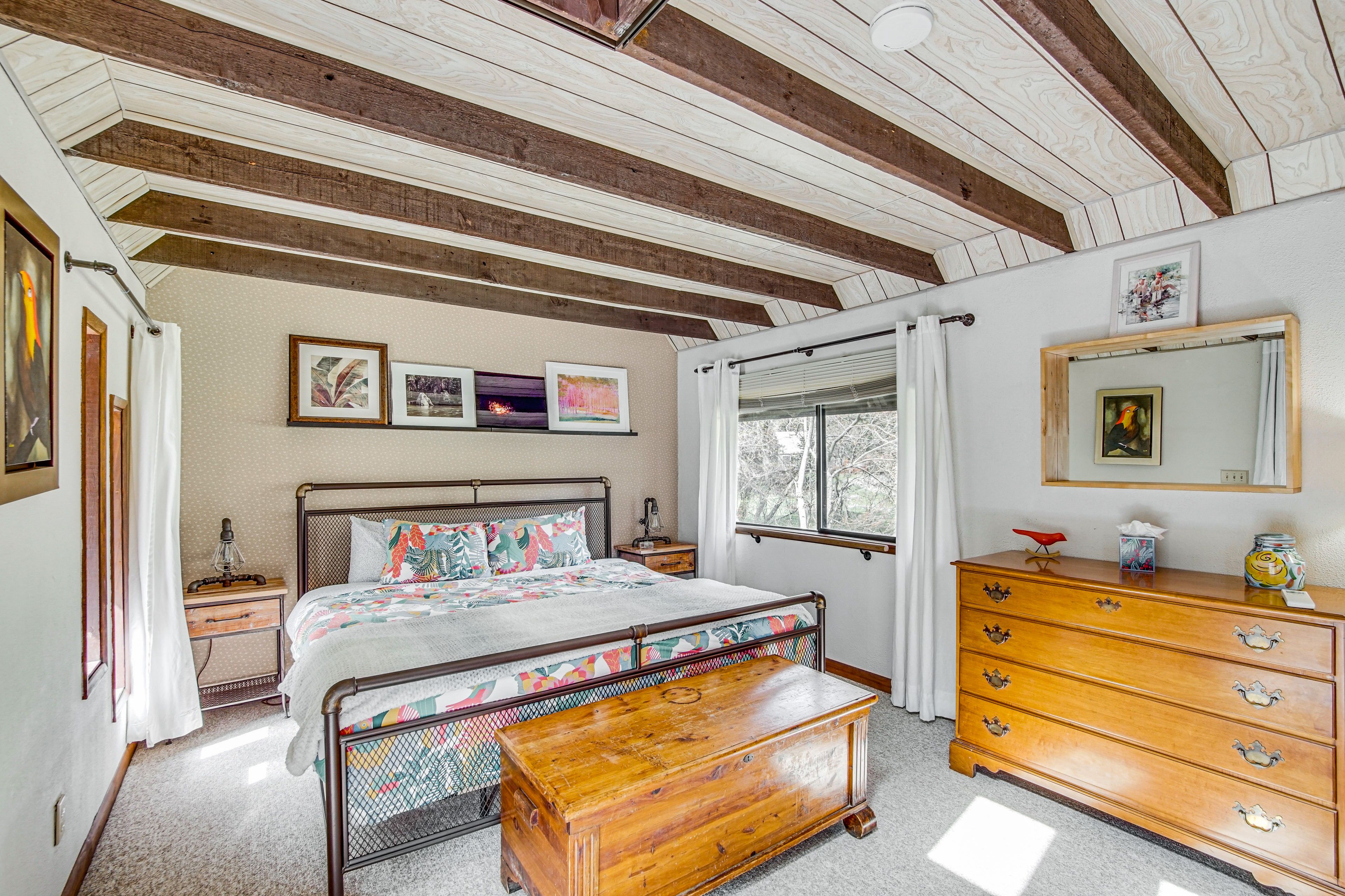 Bedroom | King Bed | Access to Bonus Loft | Main Floor