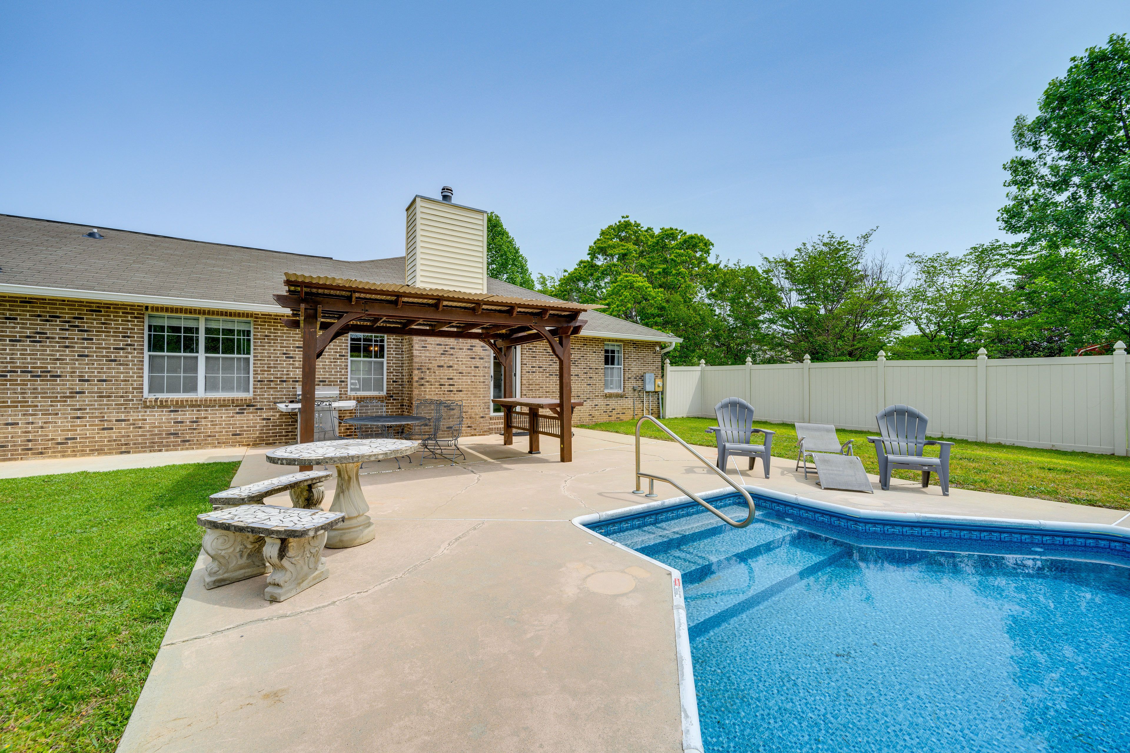 Fenced-In Yard | Gas Grill | Private Outdoor Pool