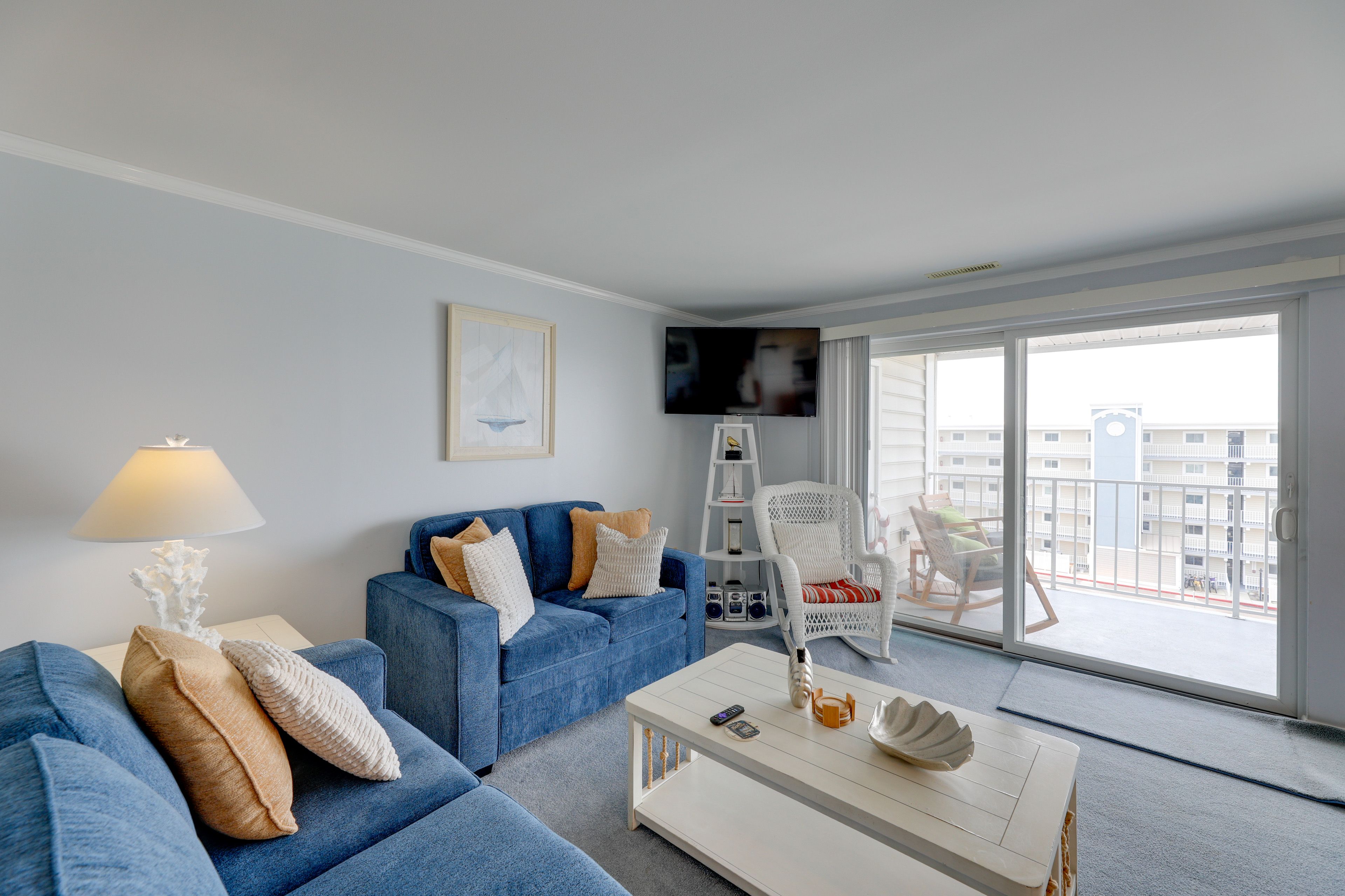 Living Room | Smart TV | Queen Sleeper Sofa | Pack 'n Play