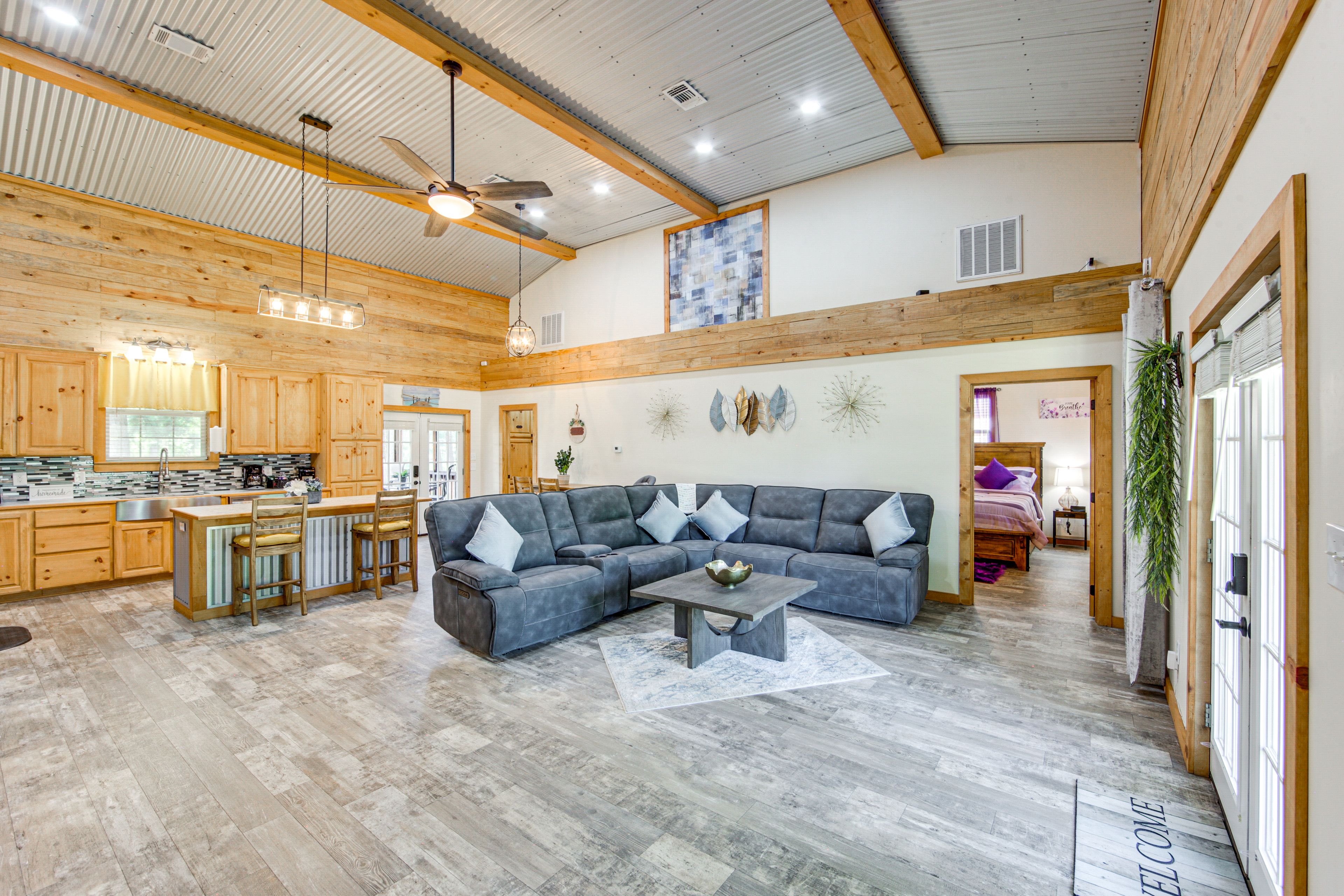 Living Room | Smart TV | Electric Fireplace | Free WiFi