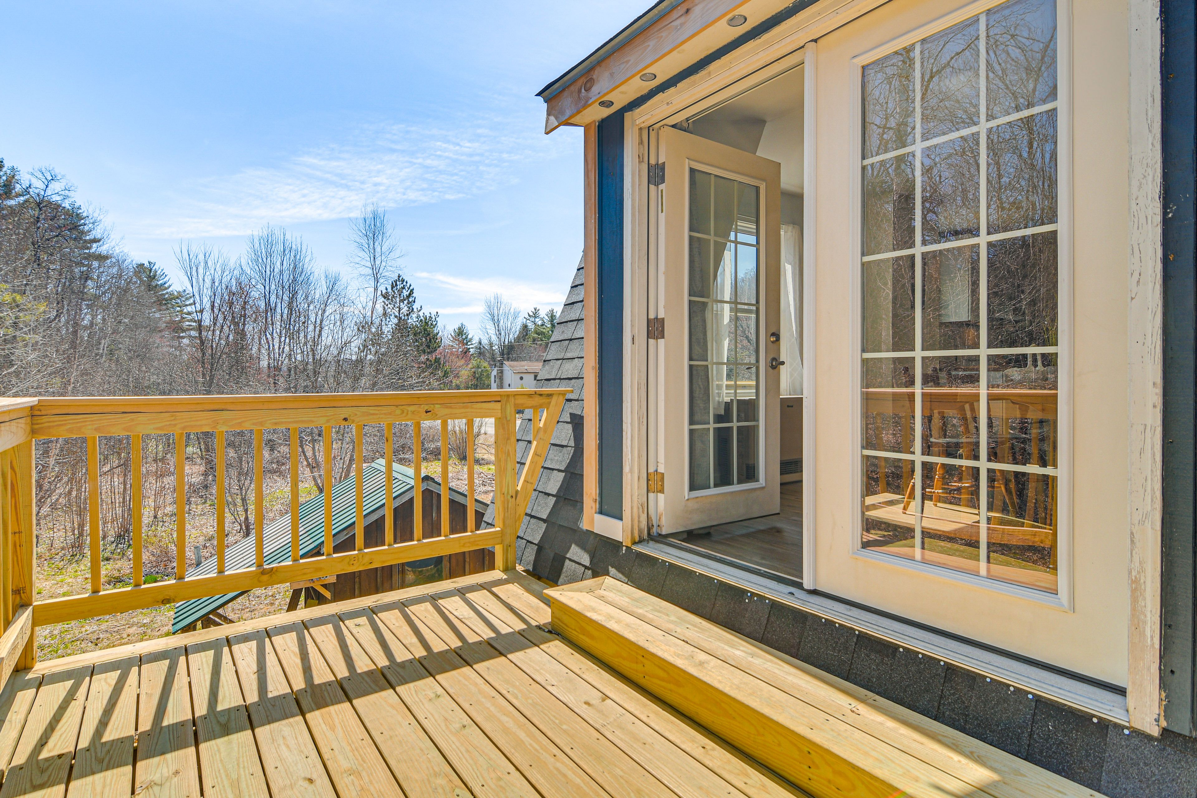Balcony | 2nd Floor | Forest Views