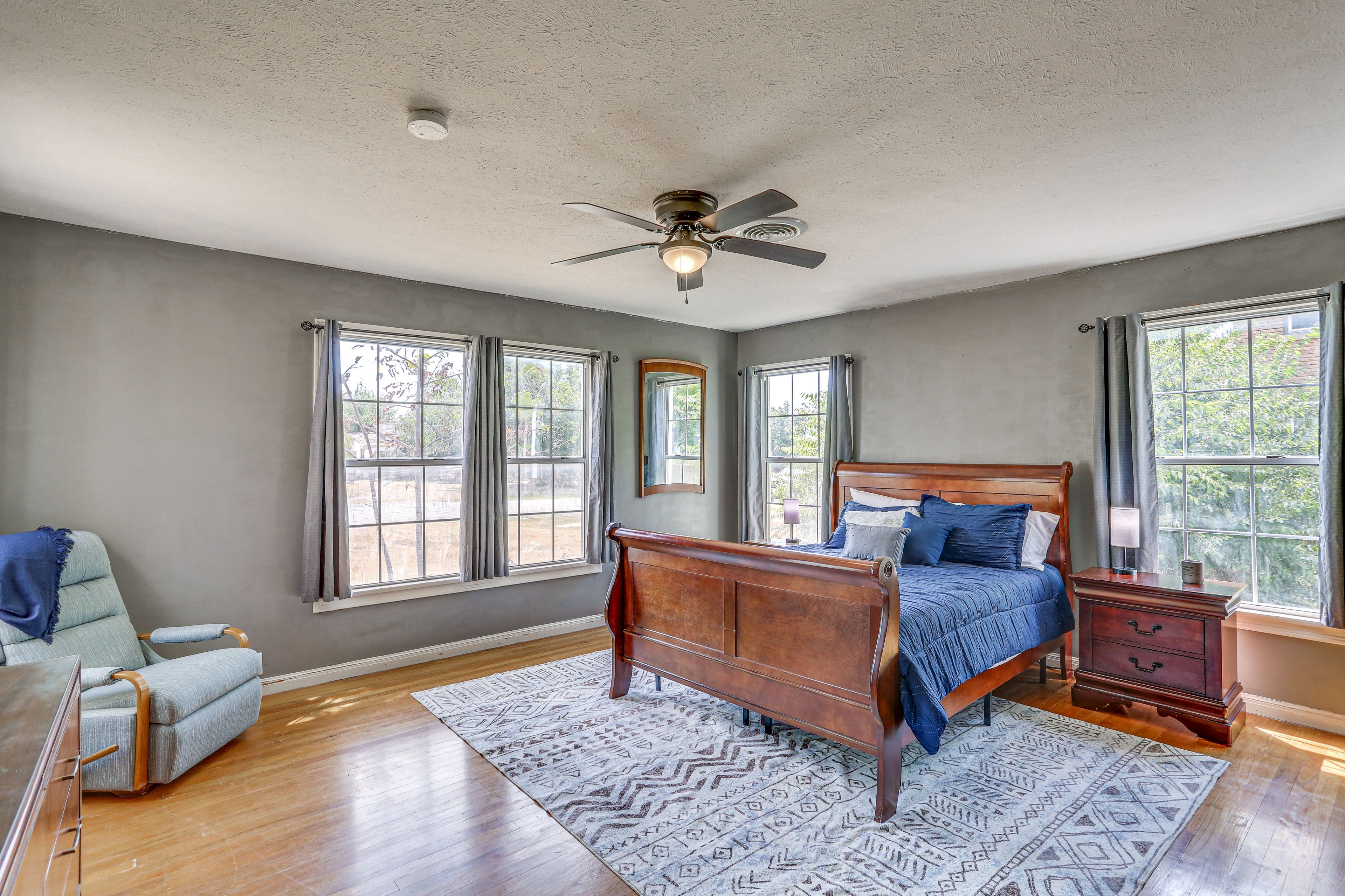 Bedroom 1 | Queen Bed | Linens Provided | Flat-Screen TV