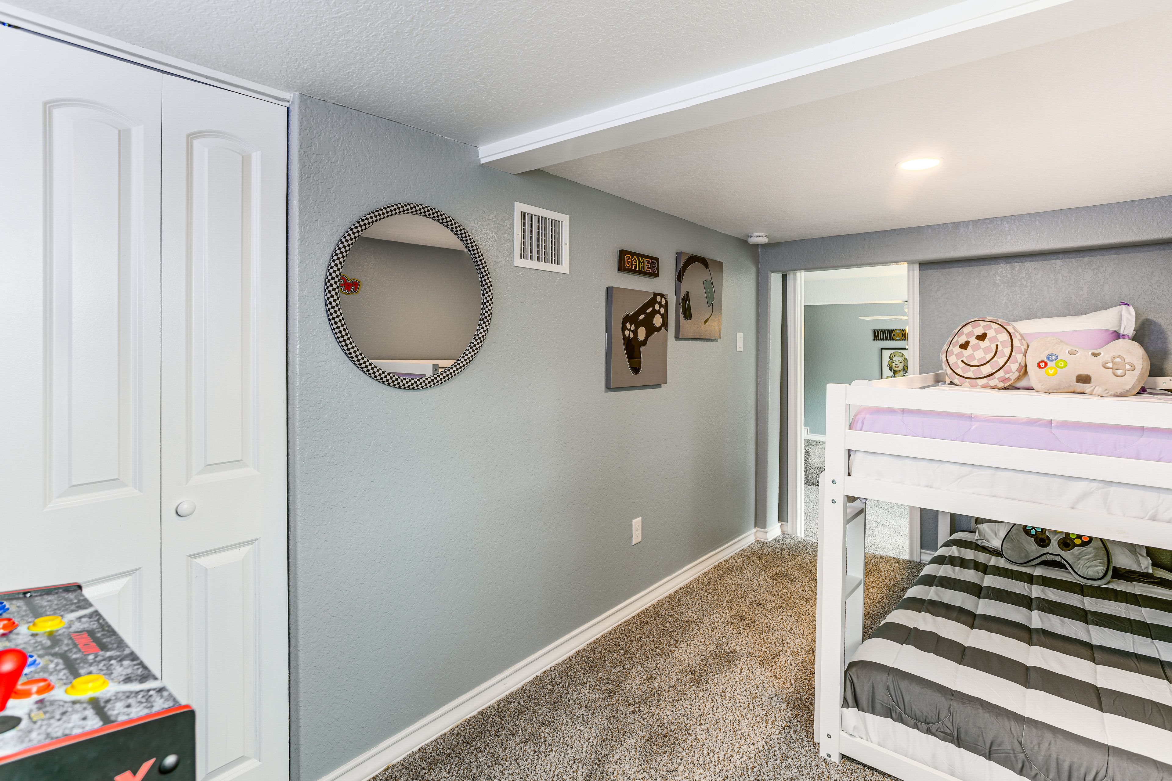 Bedroom 3 | Twin Bunk Bed | Basement Level