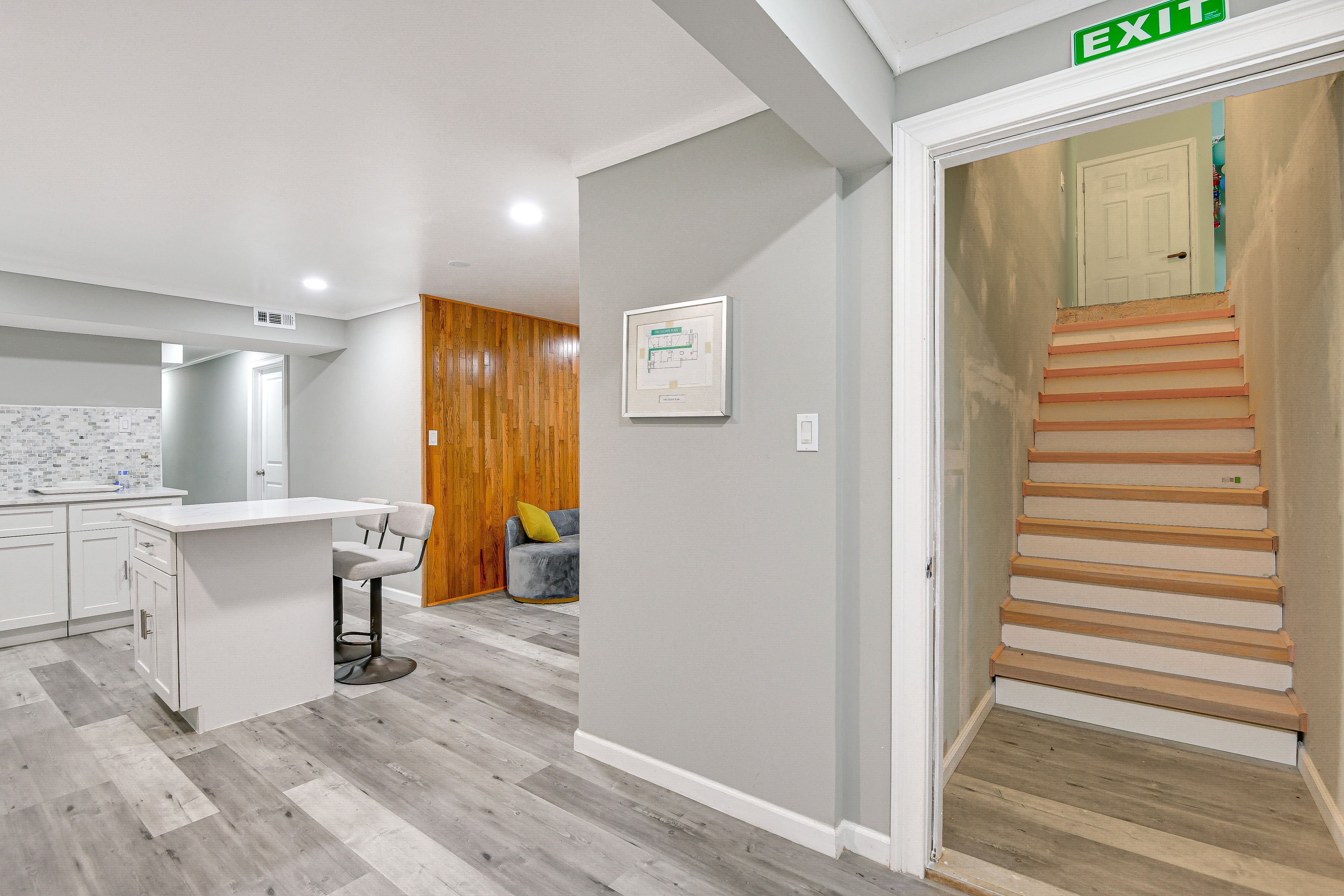 Stairs to Access Apartment