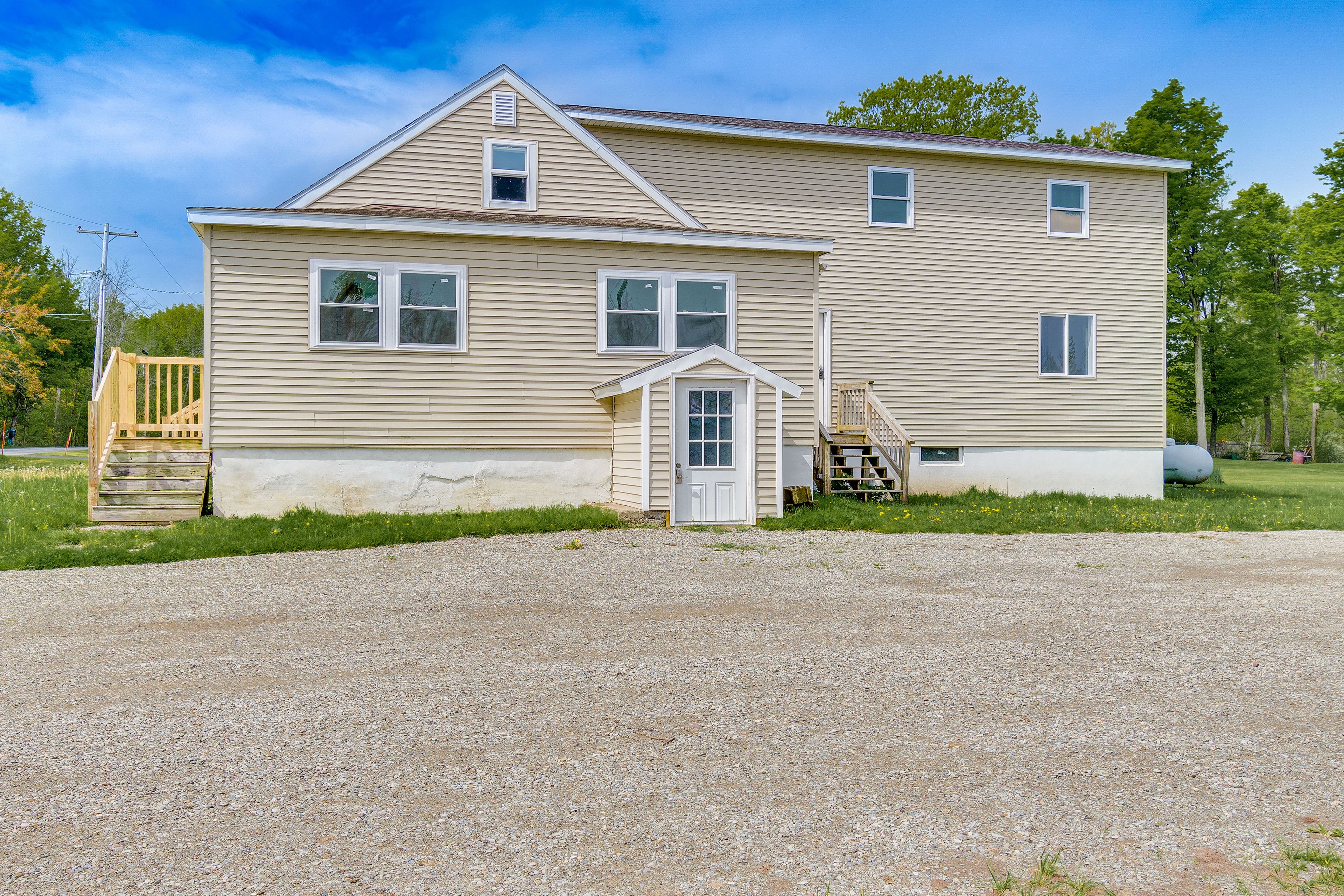 House Exterior | Driveway (8 Vehicles) | RV/Trailer Parking Allowed