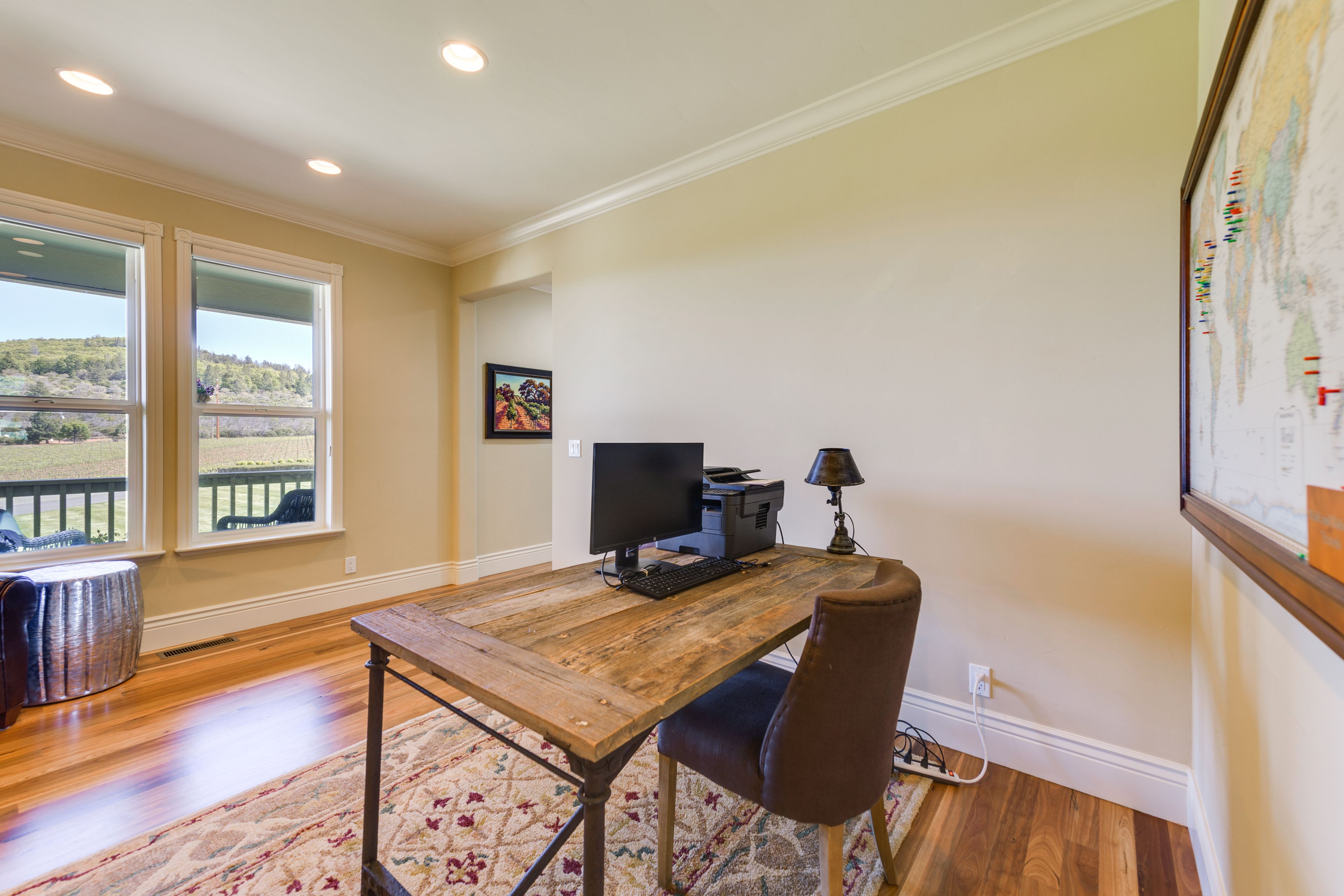 Home Office | Monitor & Printer | 1st Floor