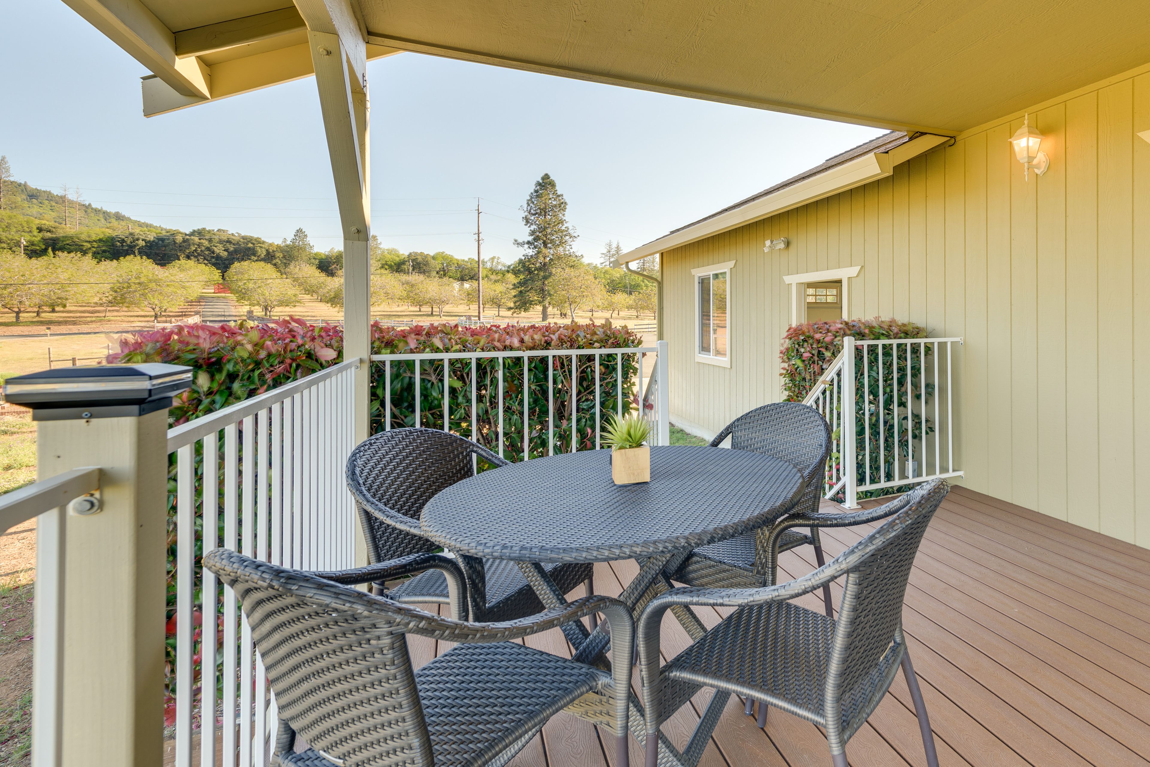Covered Deck | Dining Space